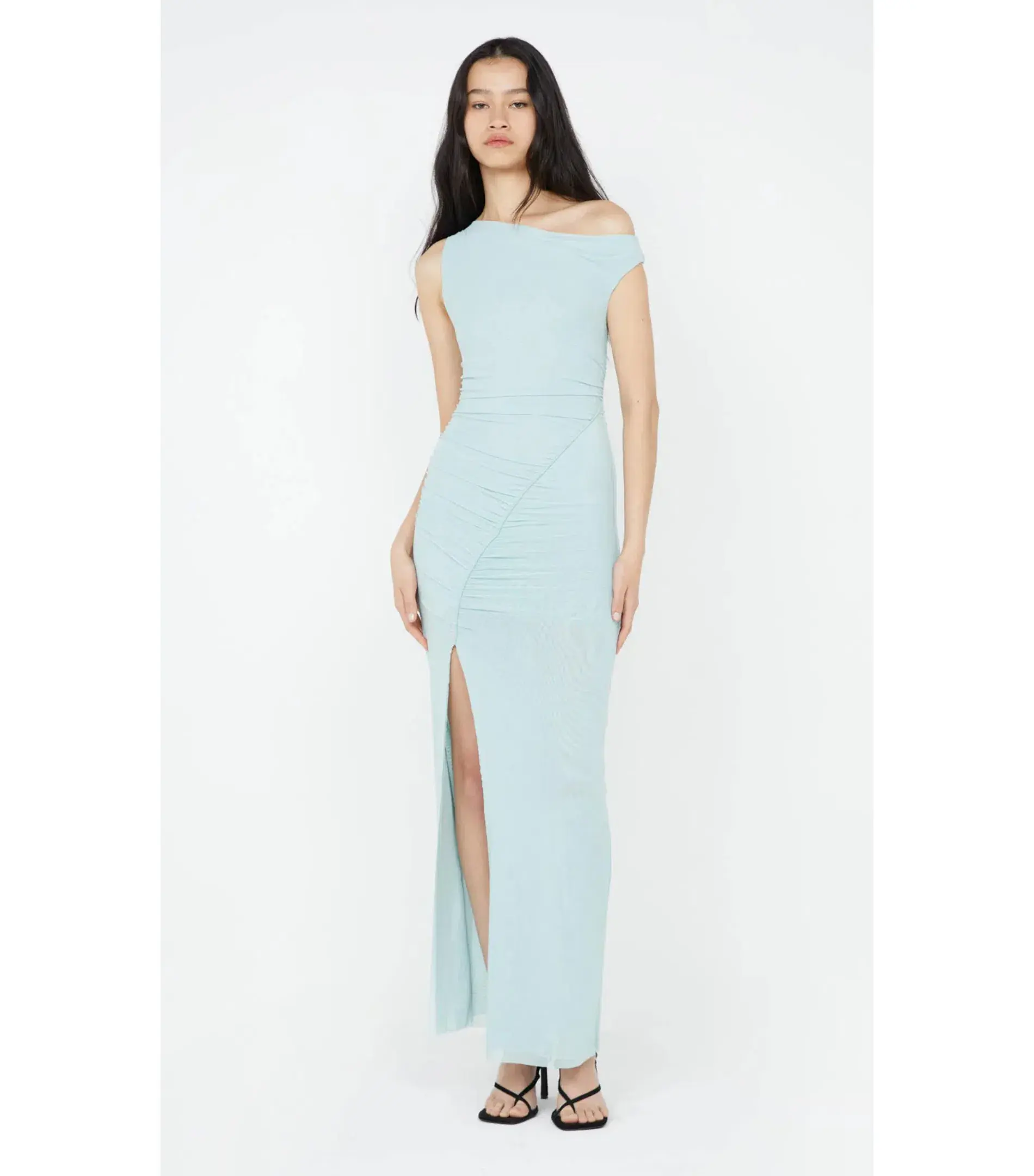 Bec & Bridge Sania Asym Dress in Duck Egg Size AU 6 - Image 1