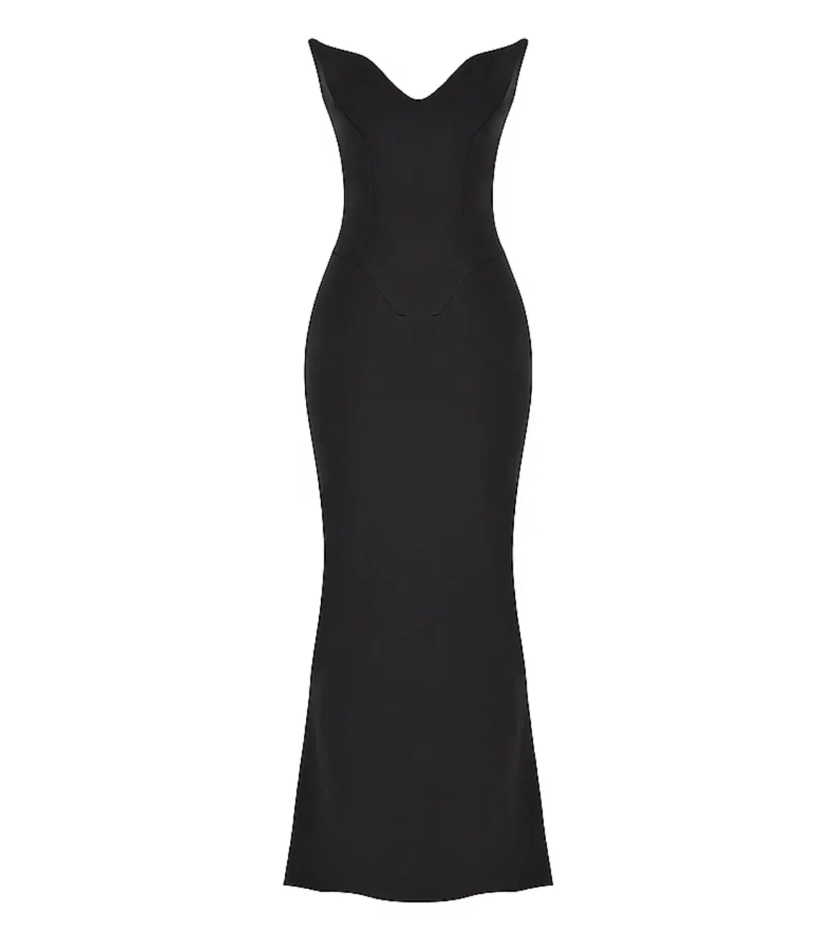 House Of CB Crepe Strapless Corset Dress Black Size XS / AU 6  - Image 11