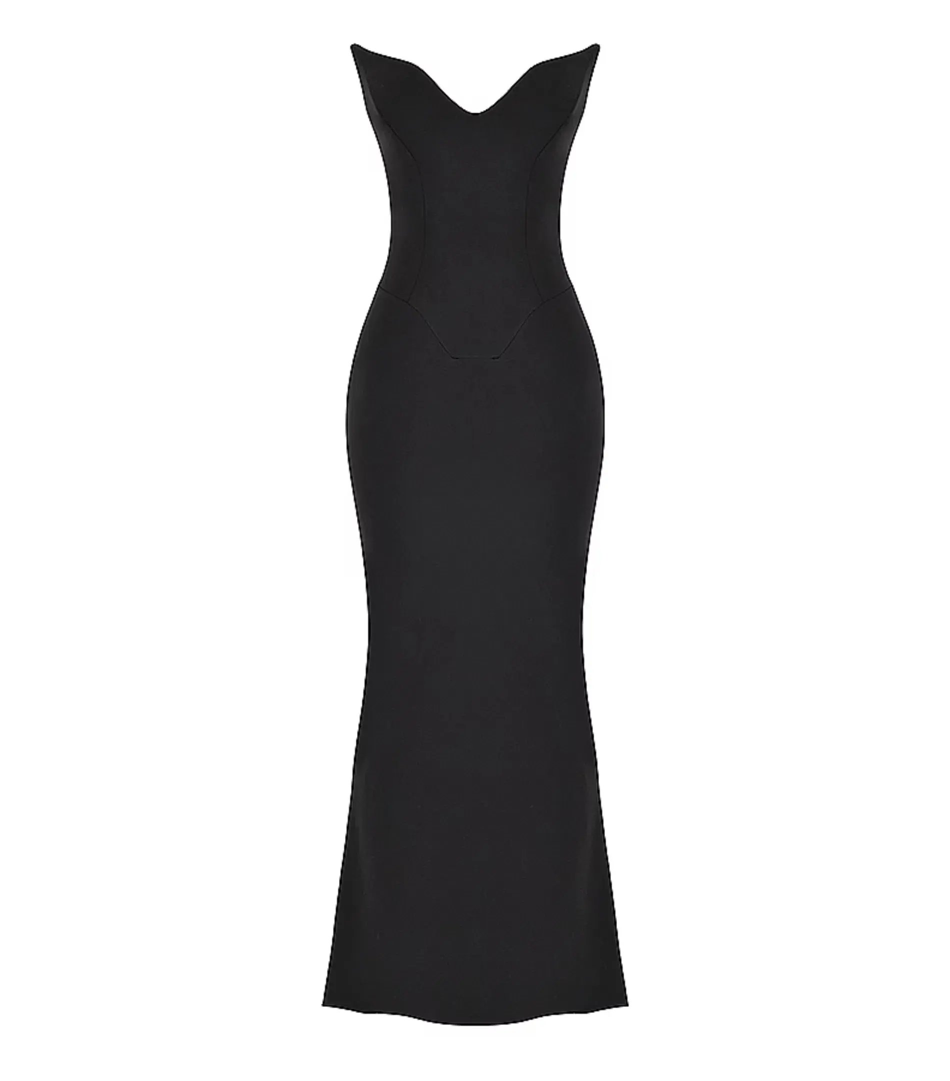 House Of CB Crepe Strapless Corset Dress Black Size XS / AU 6  - Image 11