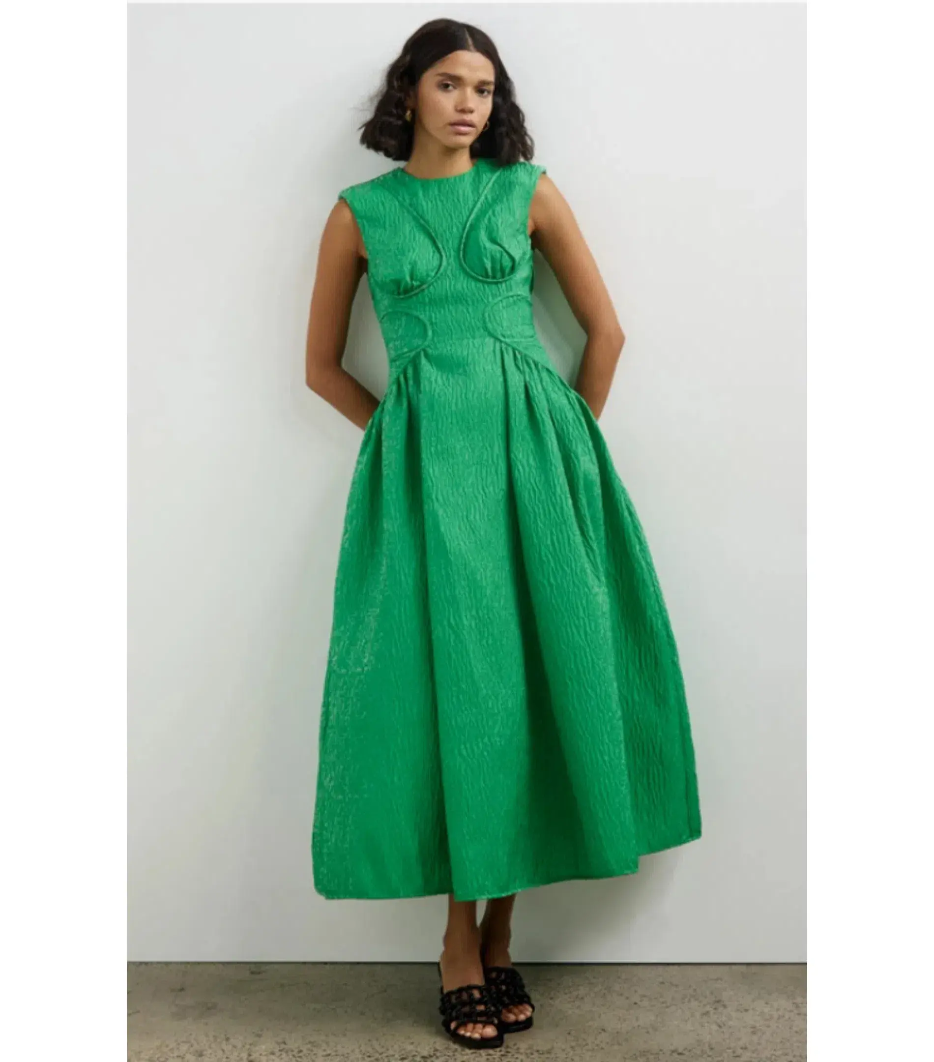 Rachel Gilbert Celia Dress in Apple Size AU 8 - Image 2