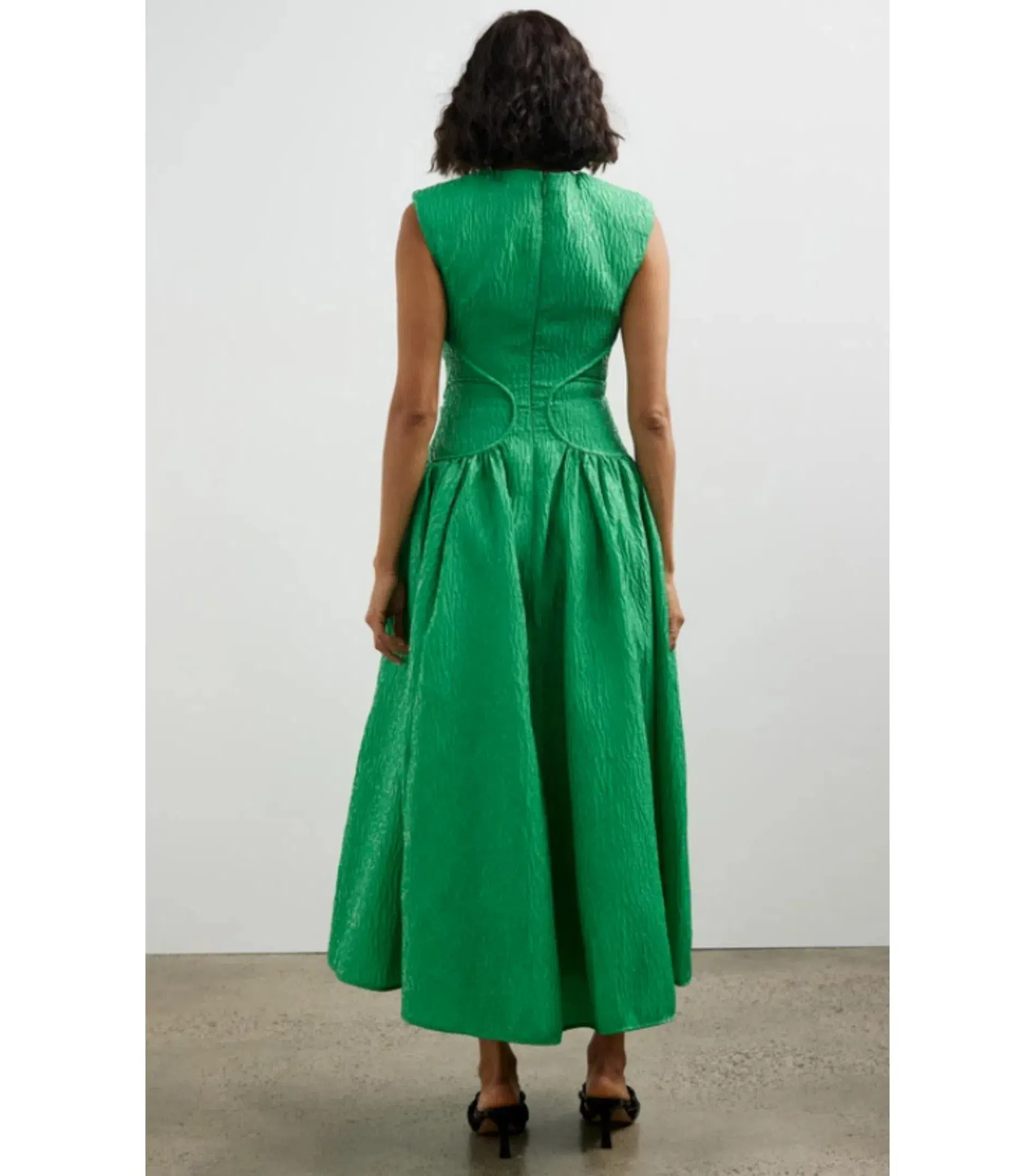 Rachel Gilbert Celia Dress in Apple Size AU 8 - Image 3
