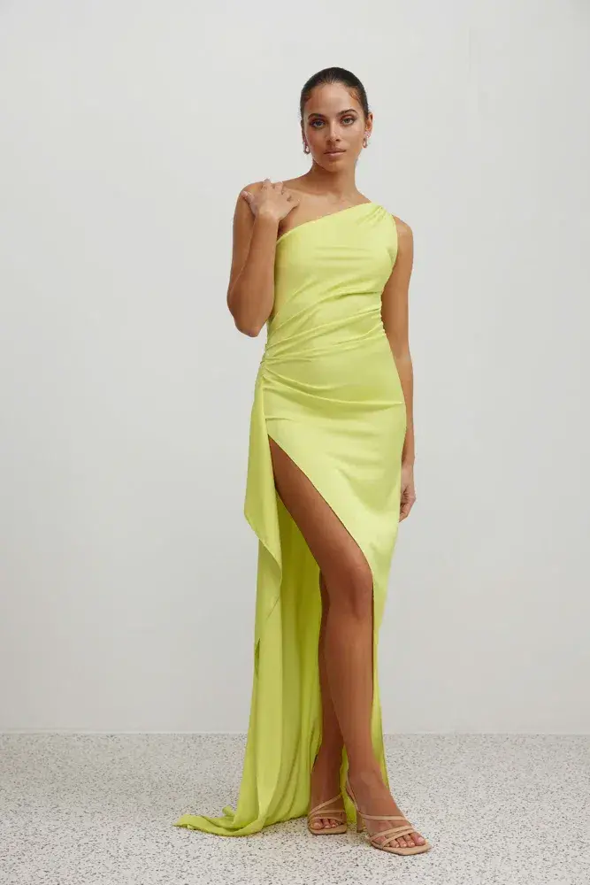 Lexi Samira Dress in Mojito Diamante Strap Size 8 - Image 1