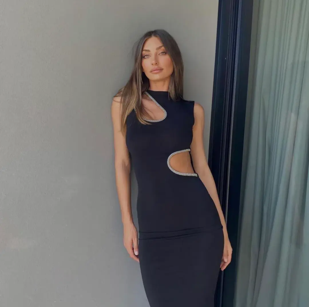 Ivona Skelo Vivia Gown Black Size S / AU 8 for rent on The Volte - main image