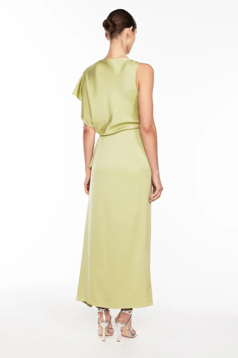 Manning Cartell Melodrama Asymmetric Dress Apple Green Size S / AU 8 - Image 3