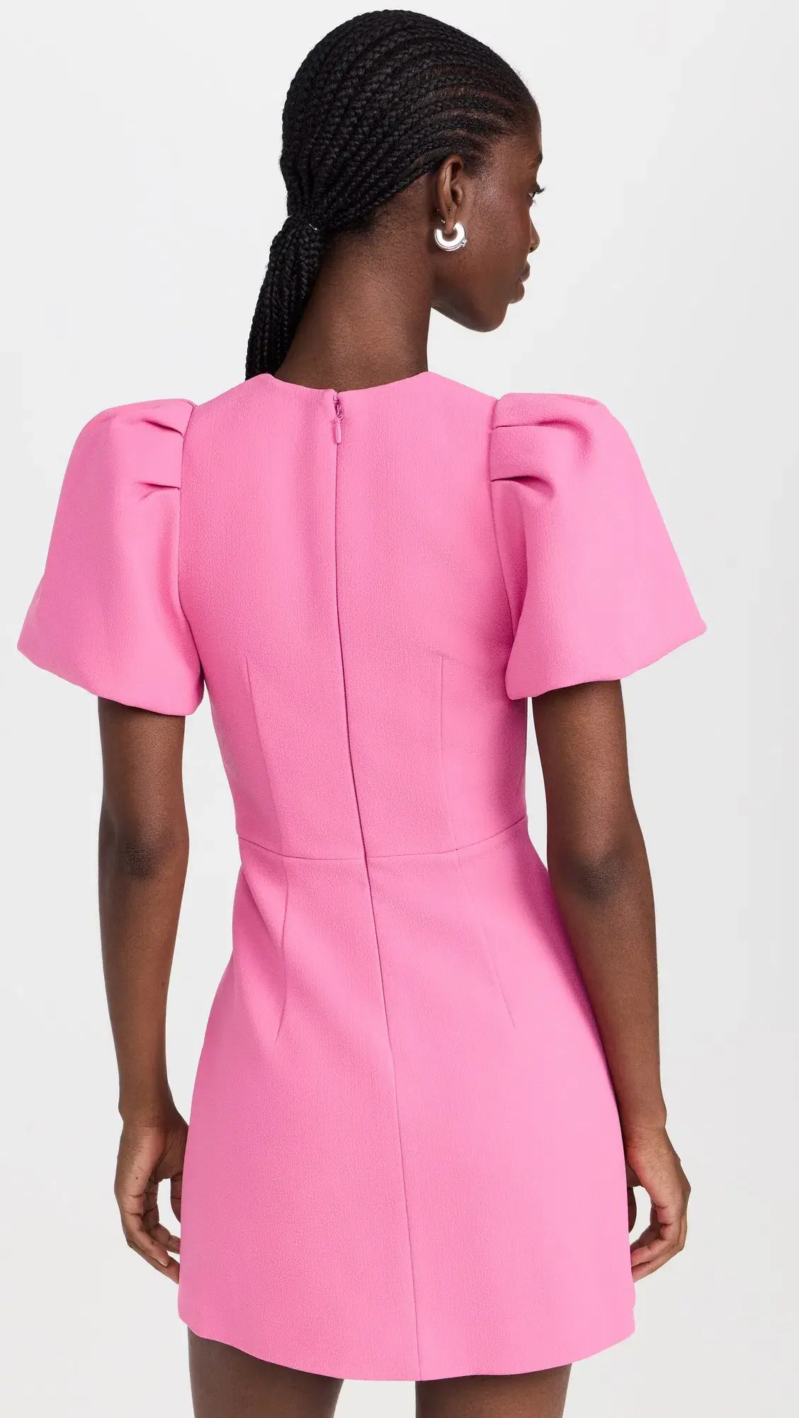 Rebecca Vallance Aubree Flower Mini Dress Pink Size 12 - Image 3