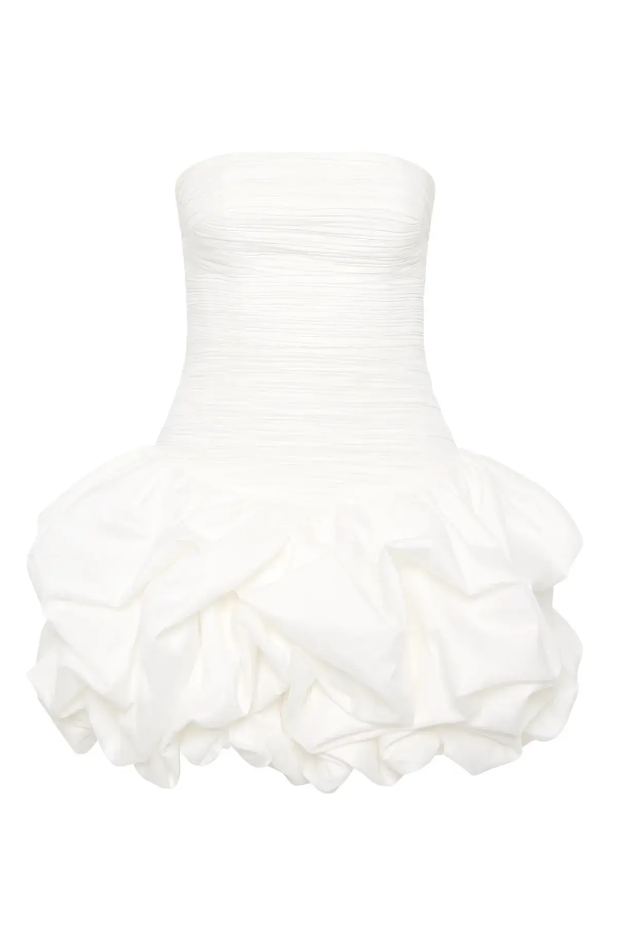 Aje Violette Bubble Hem Mini Dress Ivory Size 10 - Image 6