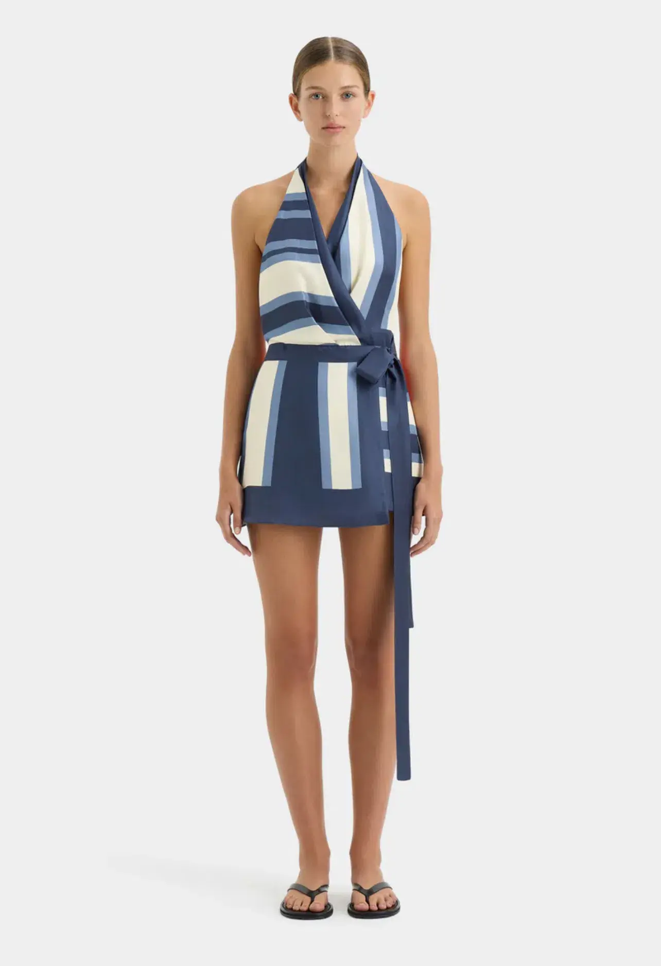 Sir the label Dazed wrap halter mini size 0/6 - Image 1