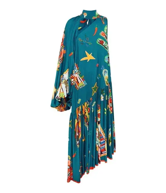 ALEMAIS Rollers Gown Multi Size 10 AU - Image 8