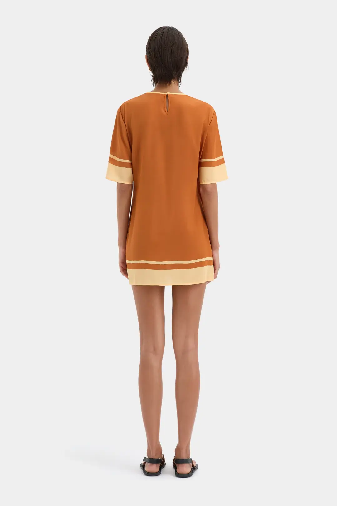 Sir the Label Soma Mini Dress Orange Size 10  for rent on The Volte - main image