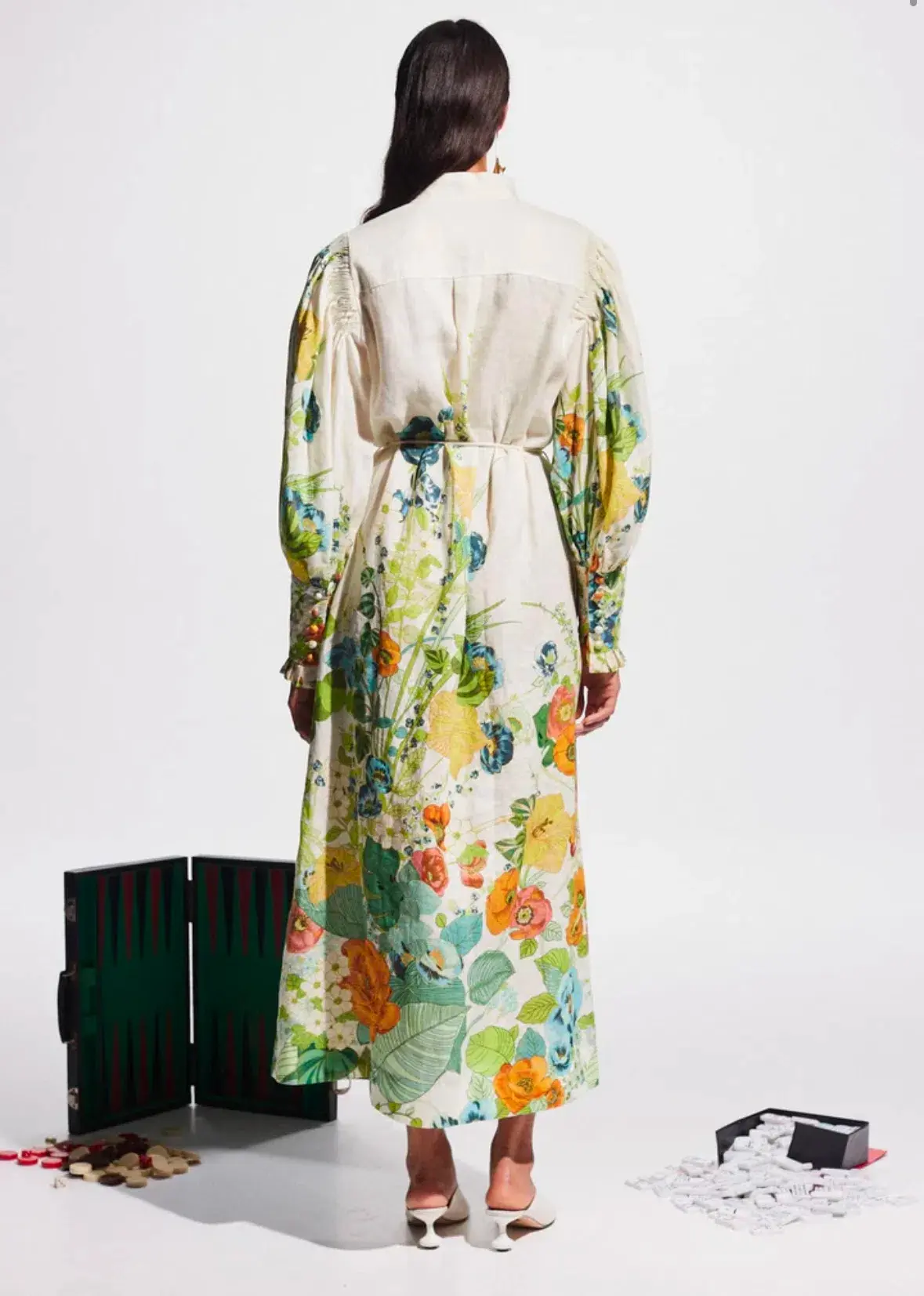 Alemais Constance Shirt Dress Floral Size 16  - Image 3
