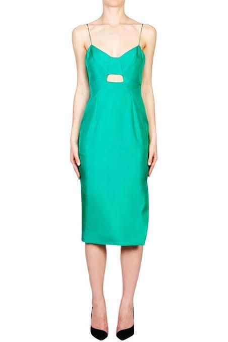 Nicholas Bonded Silk Diagonal Dress  - Image 2