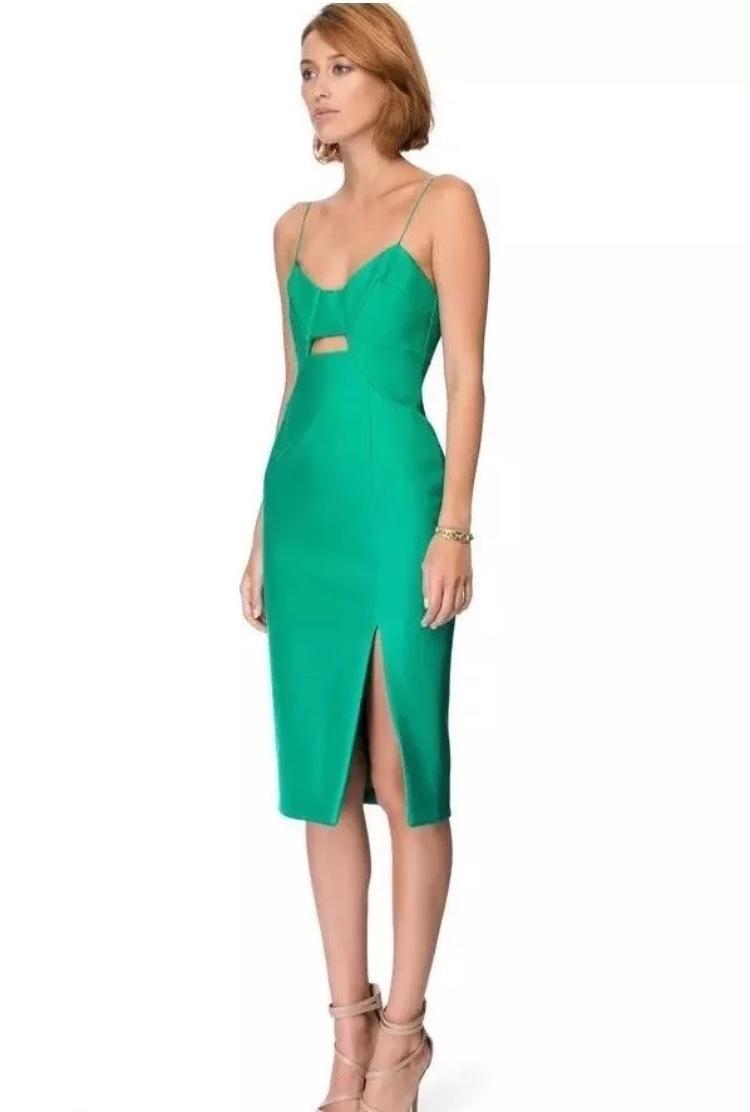 Nicholas Bonded Silk Diagonal Dress  - Image 1