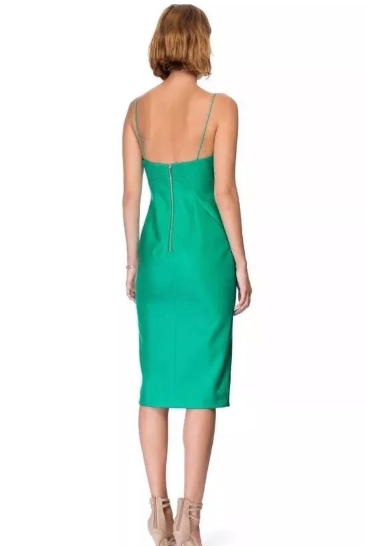 Nicholas Bonded Silk Diagonal Dress  - Image 3