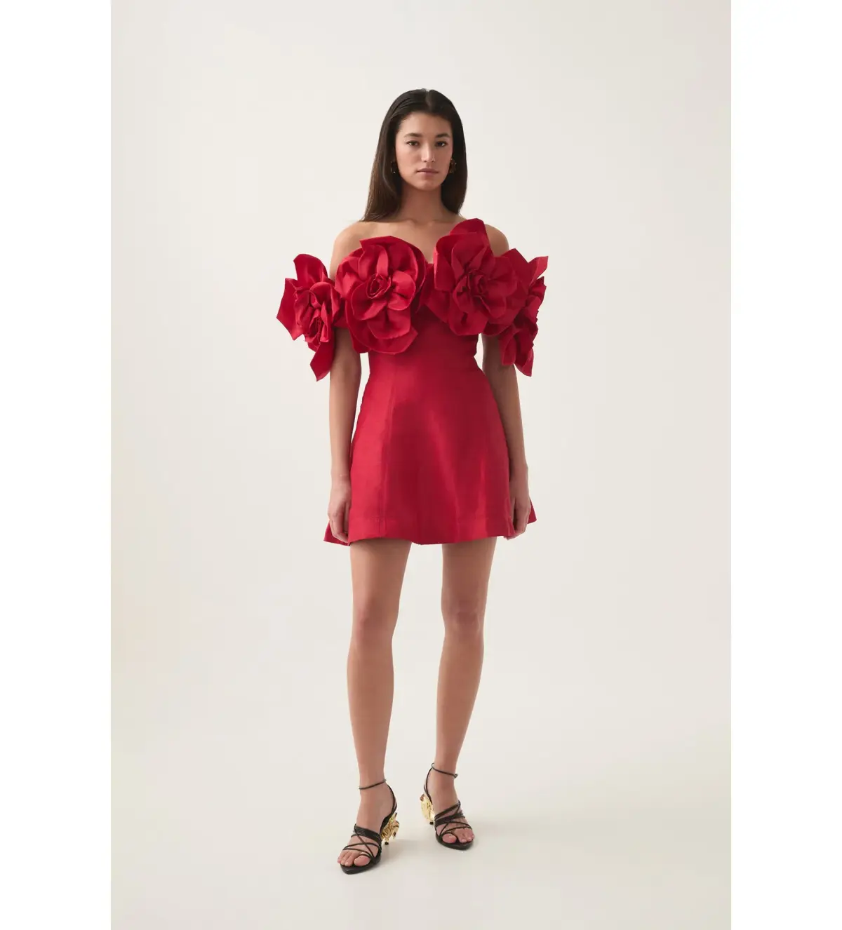 Aje Etta Mini Dress Red Size 6 - Image 1
