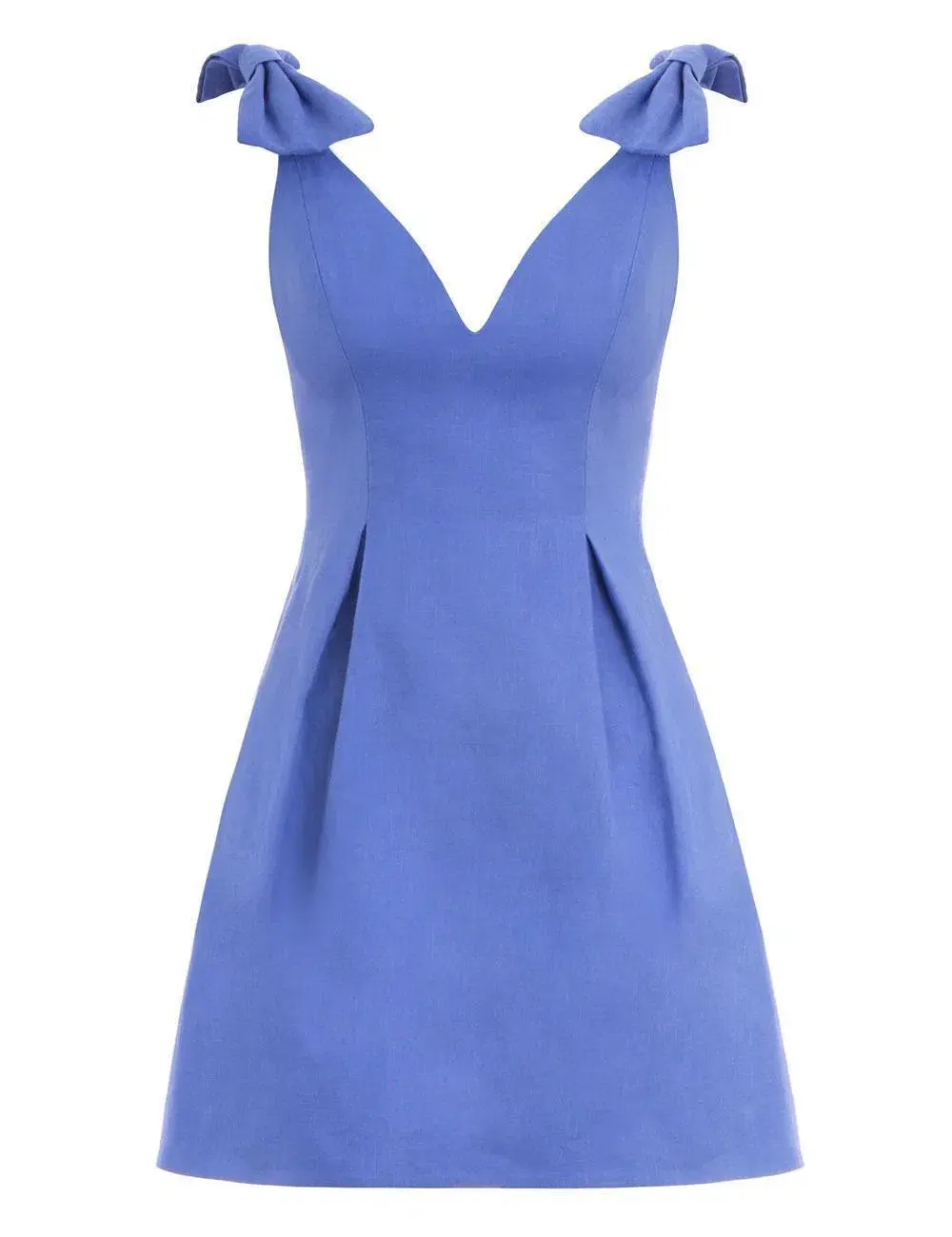 Zimmermann Corsage Tie Mini Dress in Jacaranda Size 0 / AU 8 - Image 2