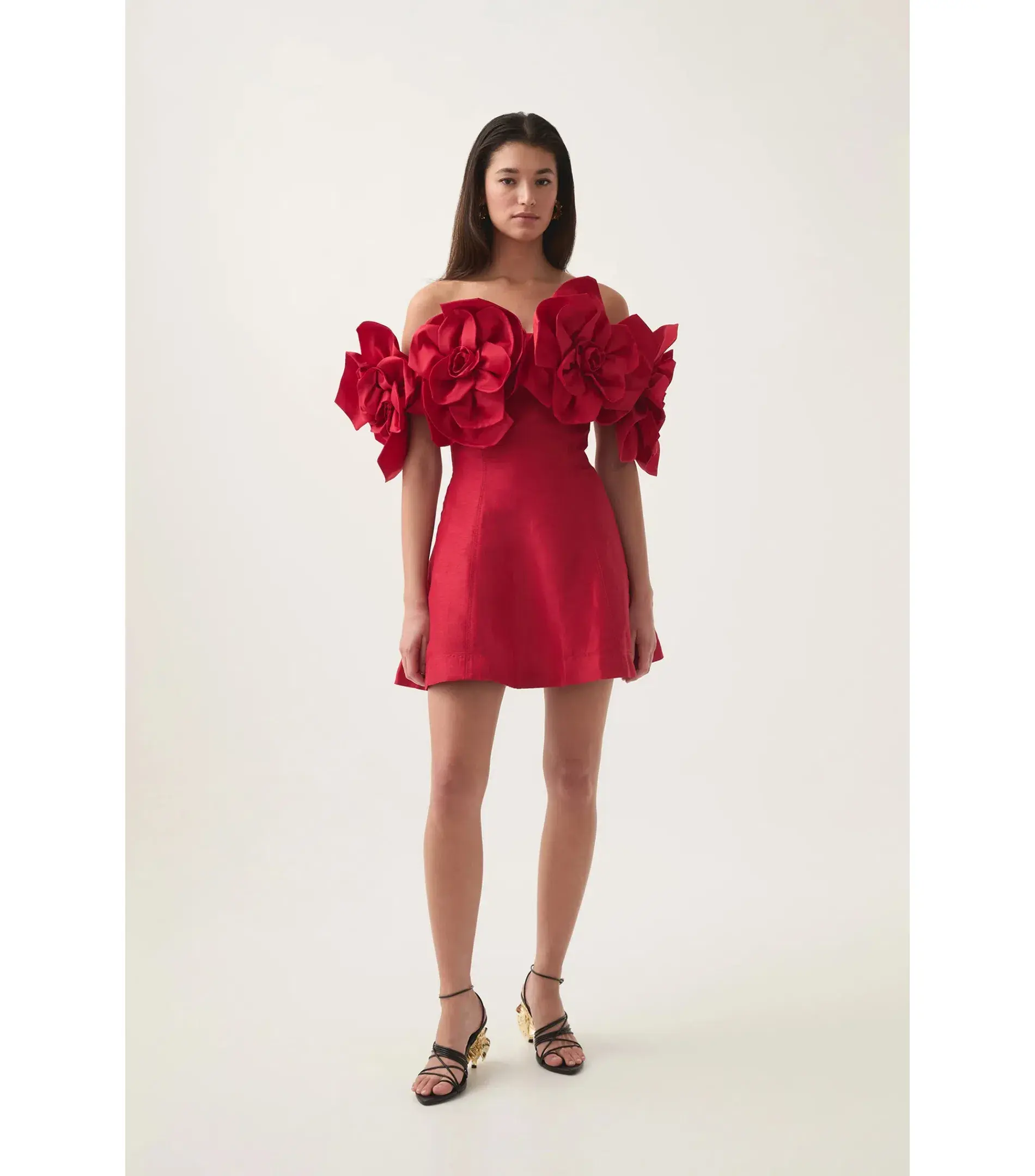 Aje Etta Mini Dress in Scarlet Red Size AU 8 - Image 1