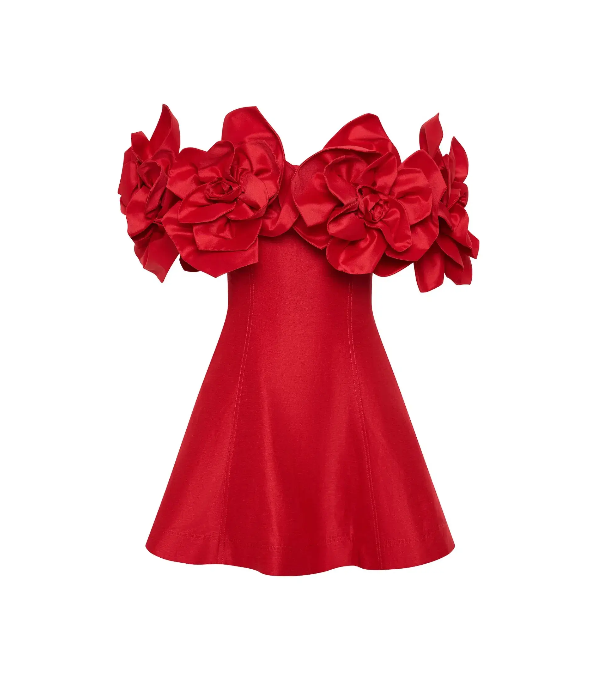 Aje Etta Mini Dress in Scarlet Red Size AU 8 - Image 4