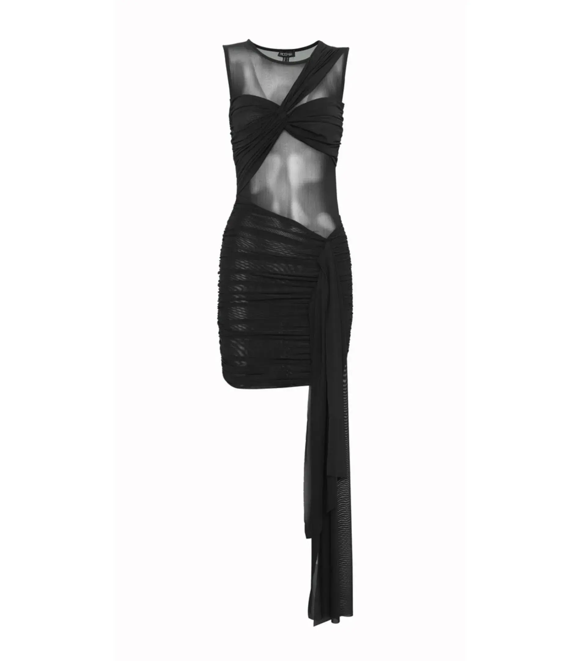 Mossman Rebound Mini Dress Black Size AU 8 - Image 5