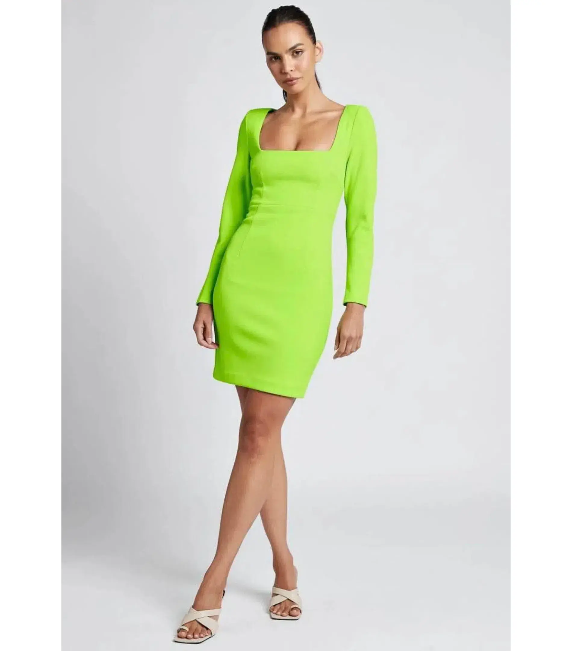 Sheike Willow Dress Bold Green Size AU 14 - Image 1