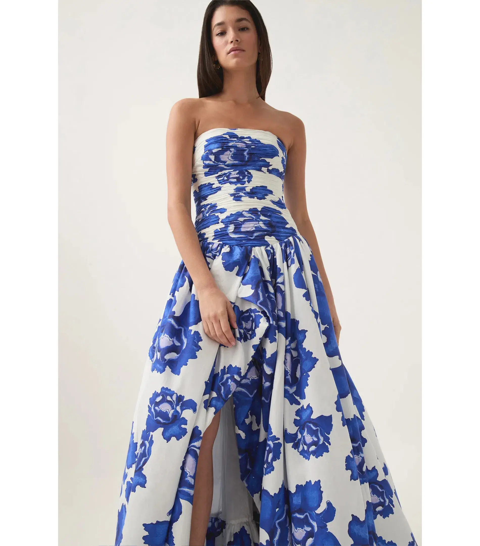 Aje Behold Maxi Dress in Boldly Booming Cobalt Size AU 8 - Image 2