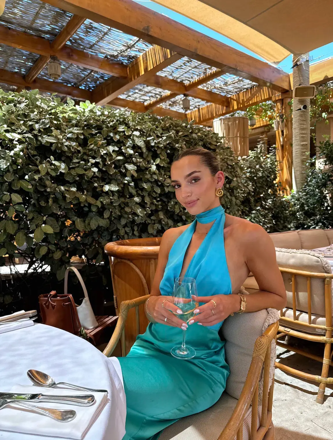 The Wolf Gang Oahu Slip Dress Aquamarine Size M / AU 10 - Image 6