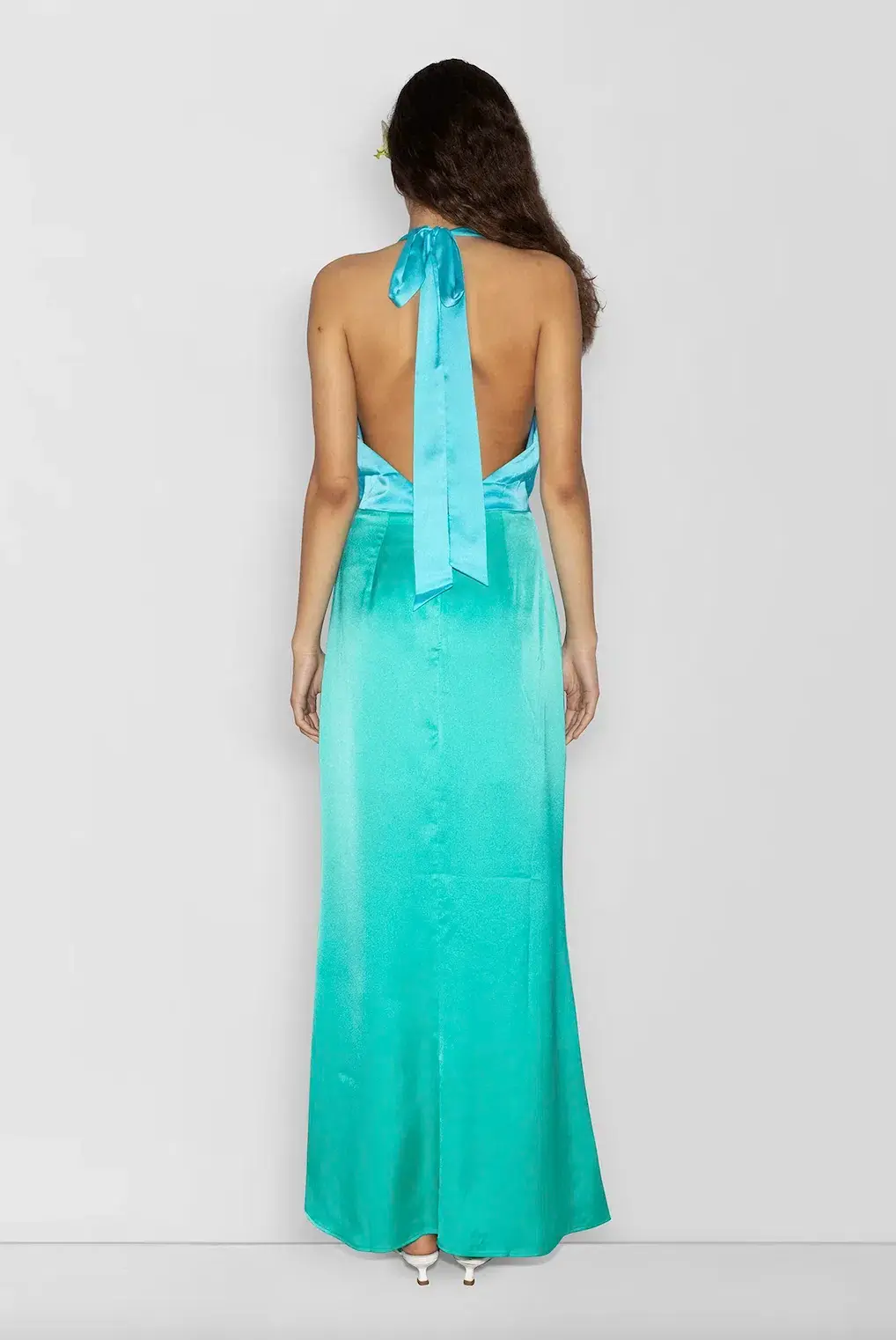 The Wolf Gang Oahu Slip Dress Aquamarine Size M / AU 10 - Image 2