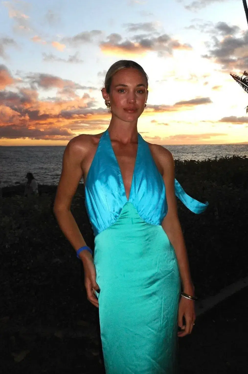 The Wolf Gang Oahu Slip Dress Aquamarine Size M / AU 10 - Image 5