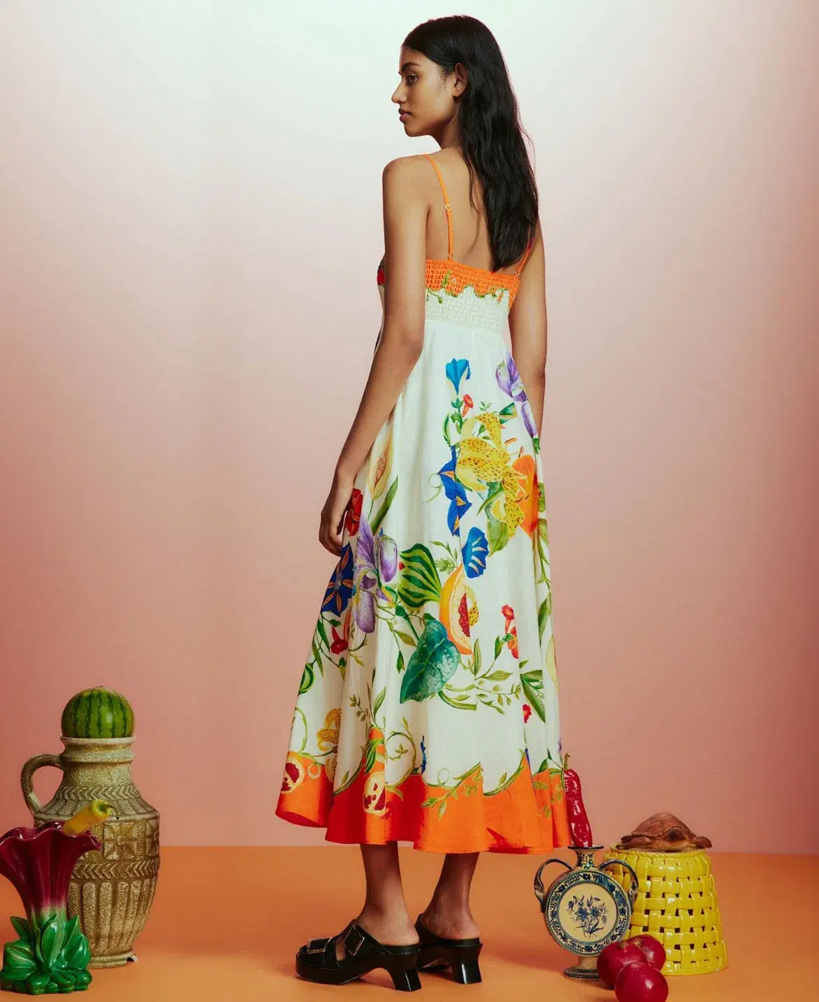Alemais Flores Sundress Multi Size 10 - Image 3