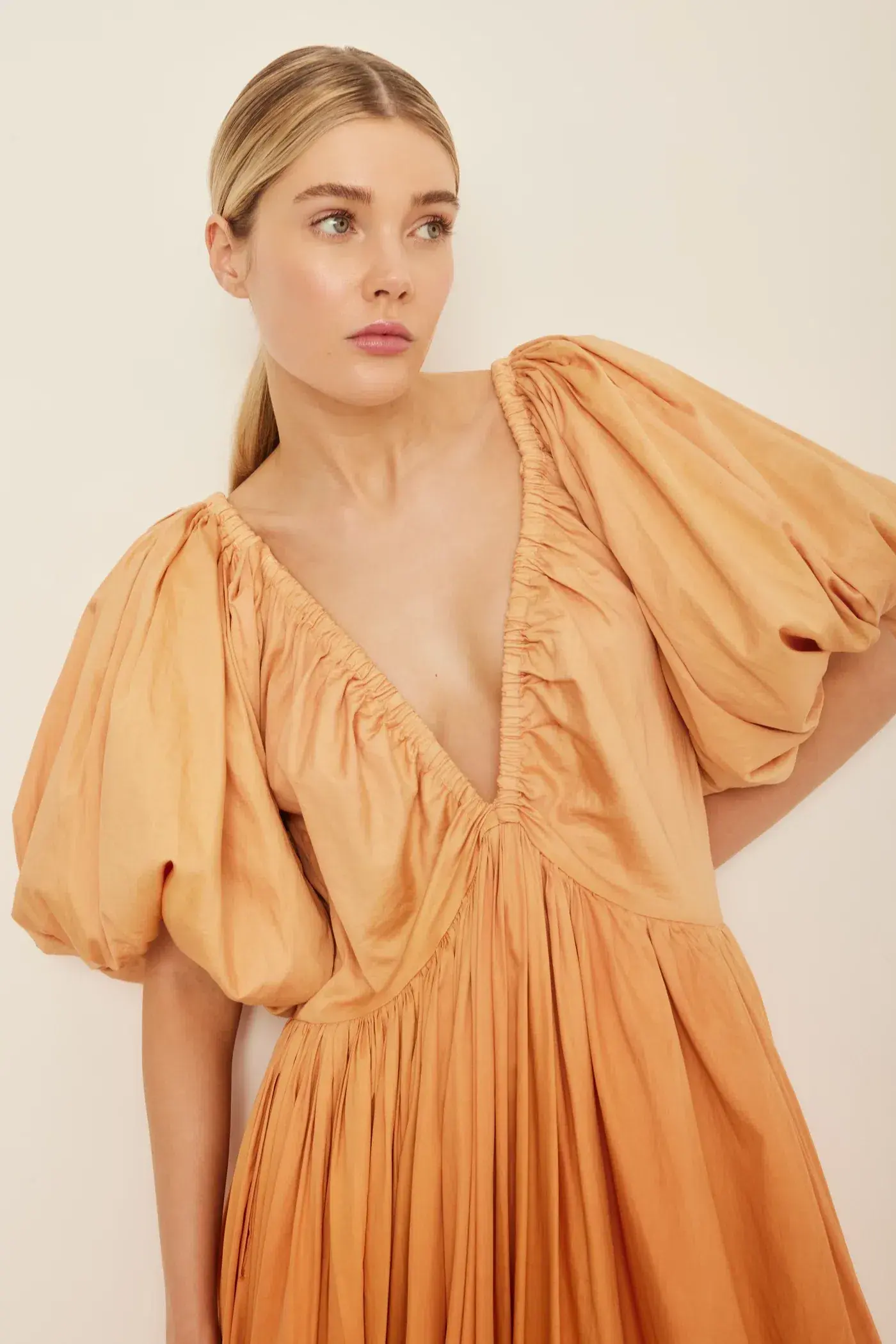 Rooh Collective Birthday Gown in Orange Ombre Size S - Image 3