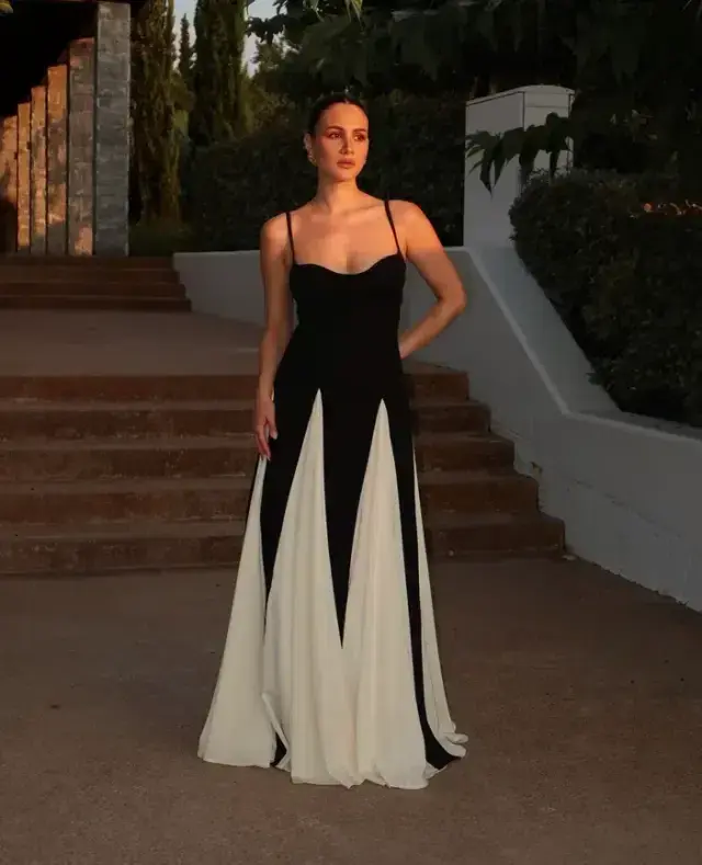 Arcina Ori Paloma Dress Black/White Size 12 - Image 1