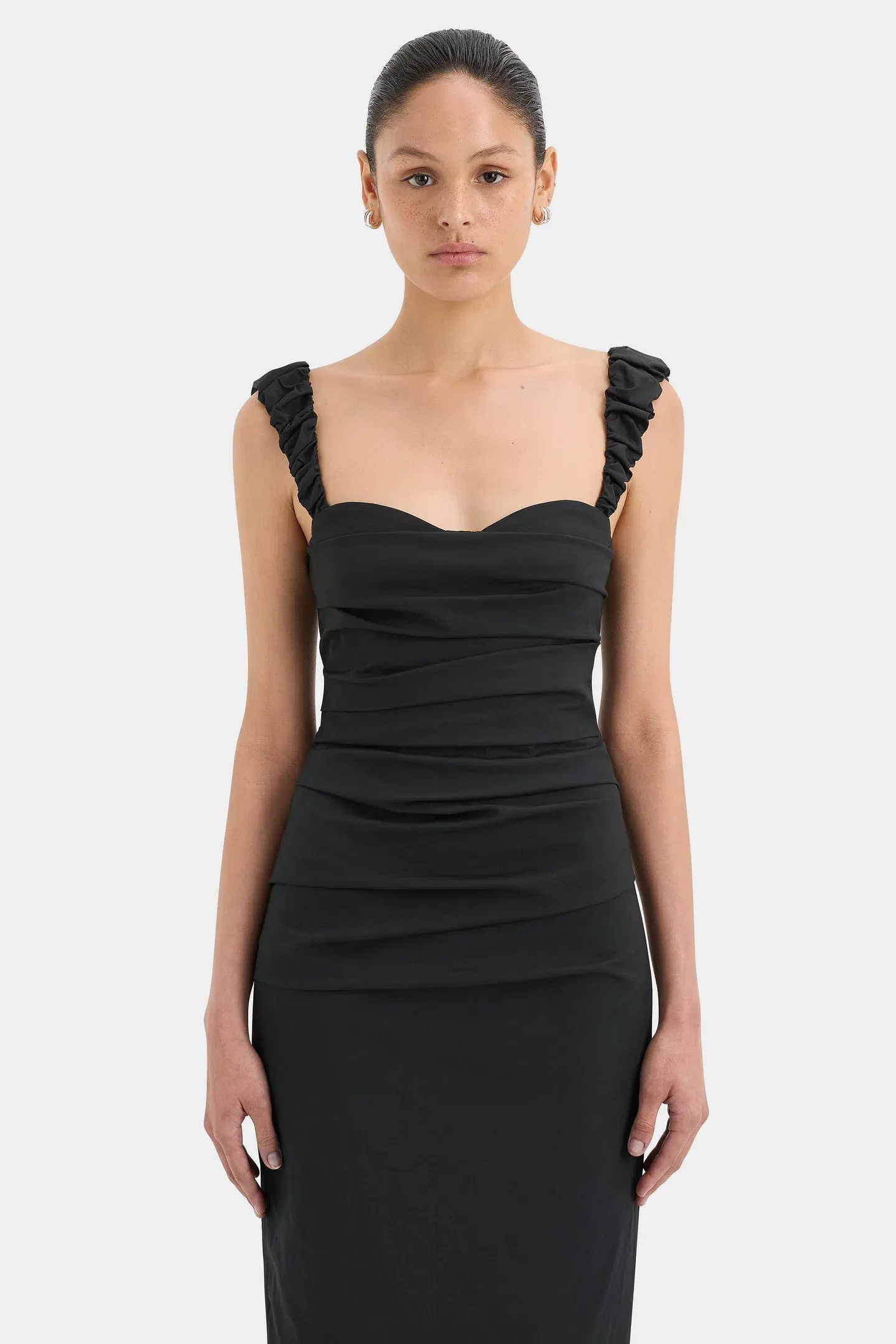 Sir the Label Azul Balconette Gown Black Size 2 / AU 10 - Image 2