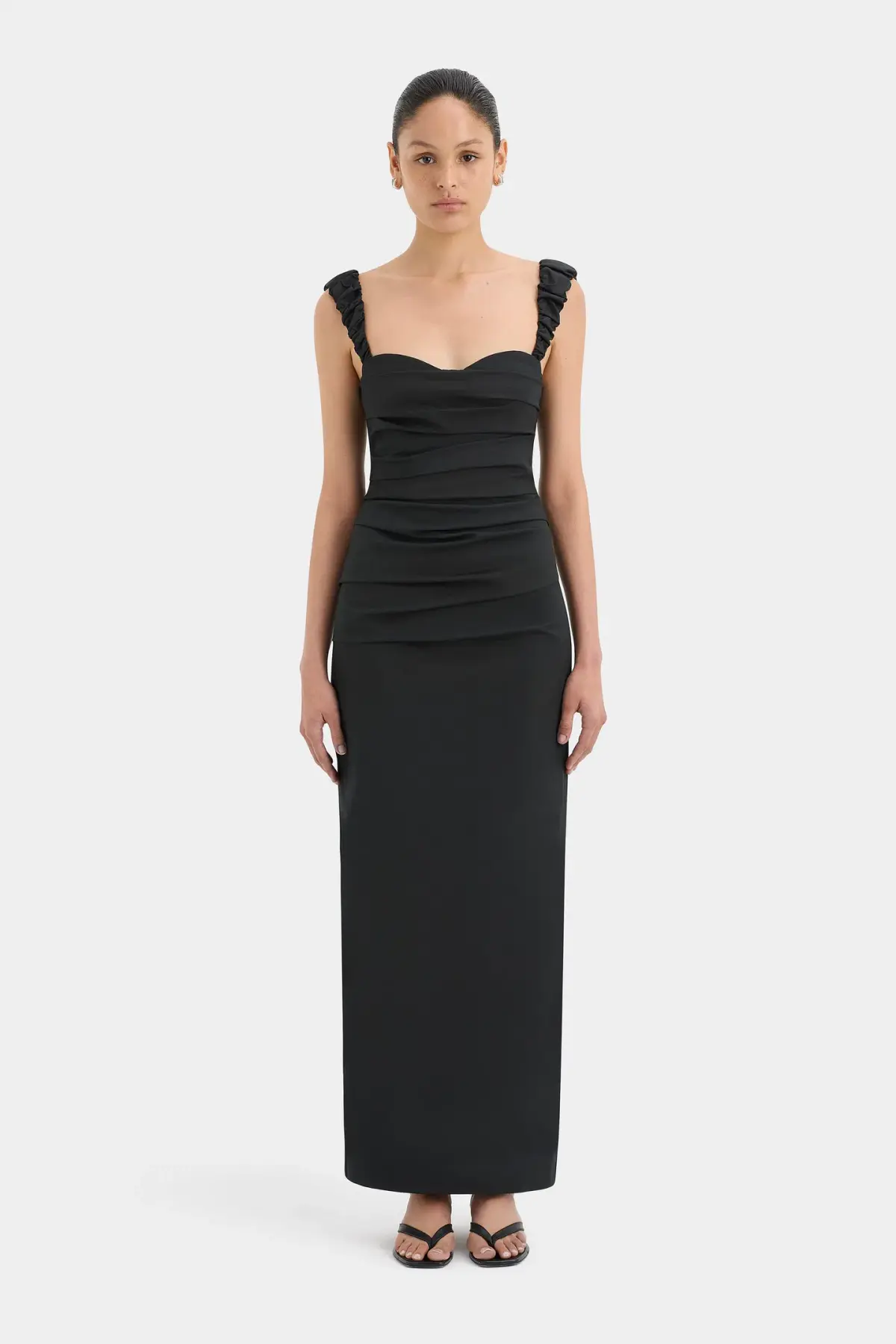 Sir the Label Azul Balconette Gown Black Size 2 / AU 10 - Image 1