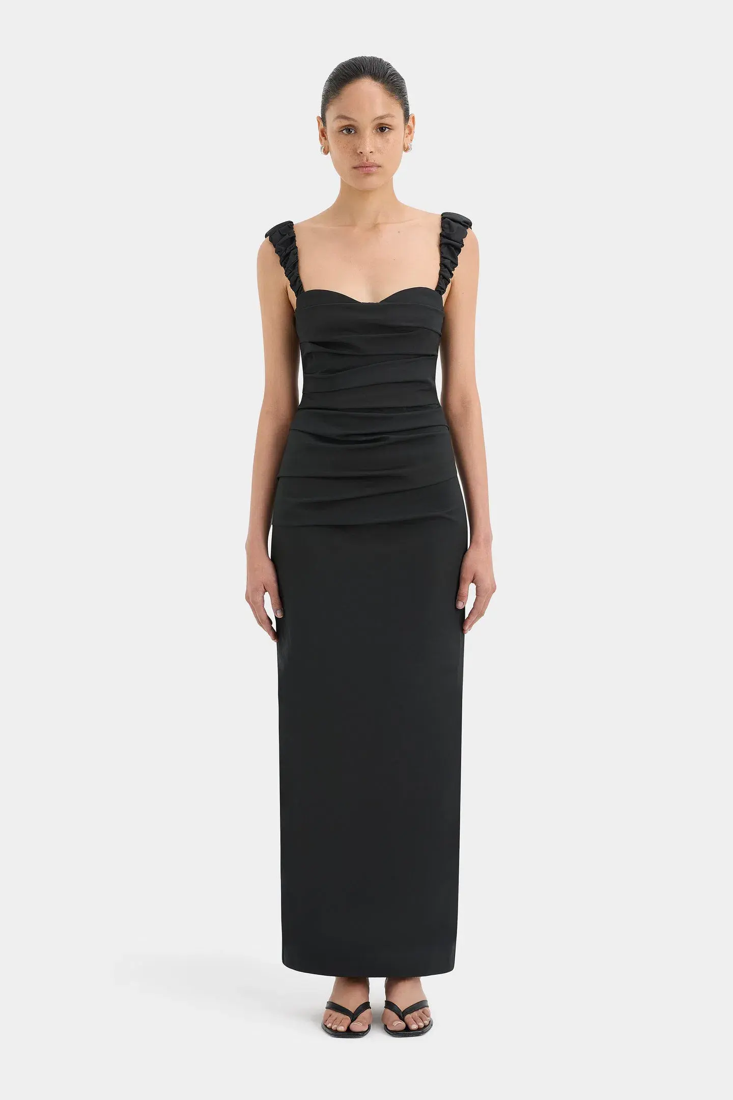 Sir the Label Azul Balconette Gown Black Size 2 / AU 10 - Image 1