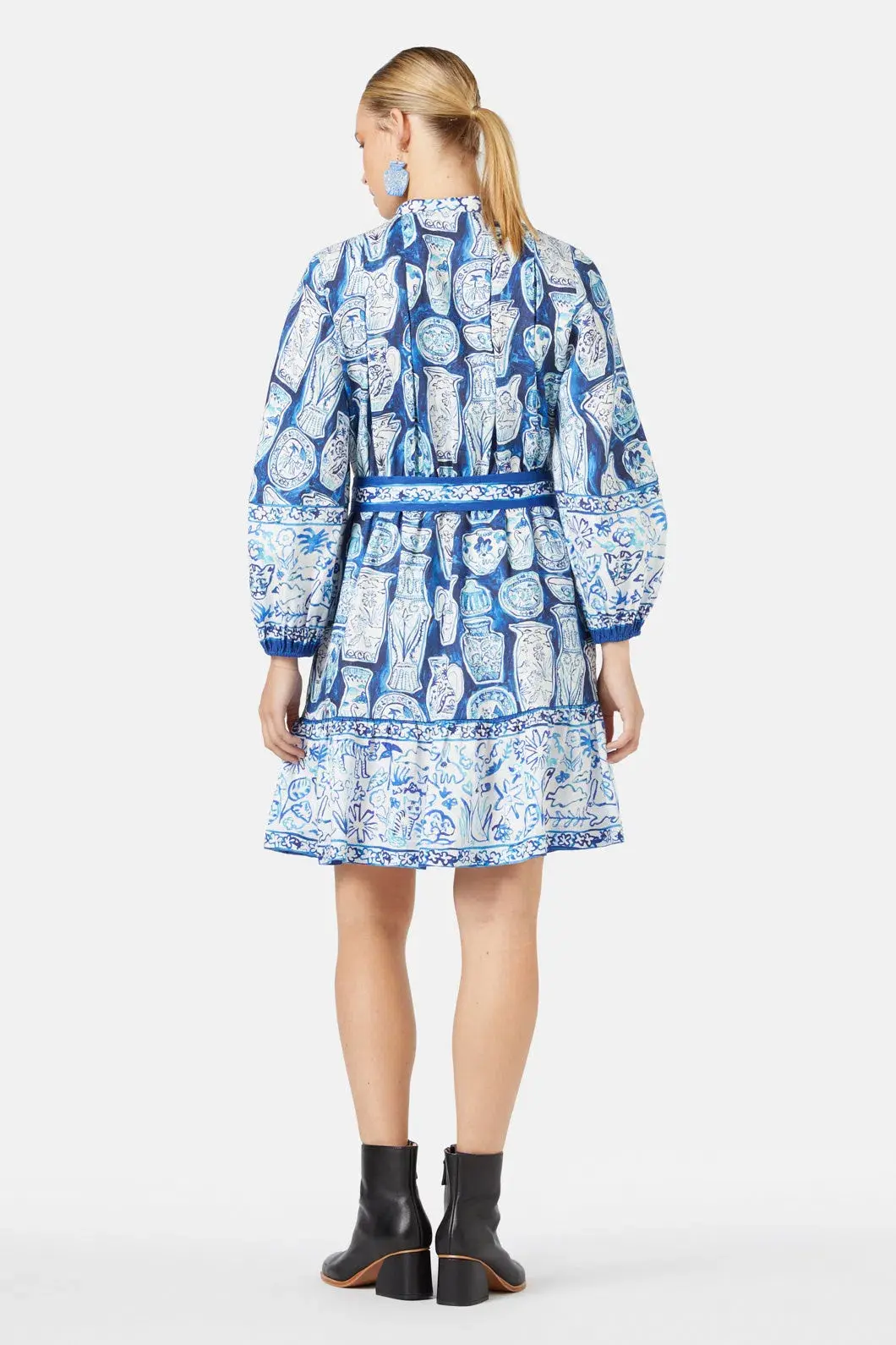 Gorman Porcelain Paradise Mini Party Dress Print Size 20  - Image 3