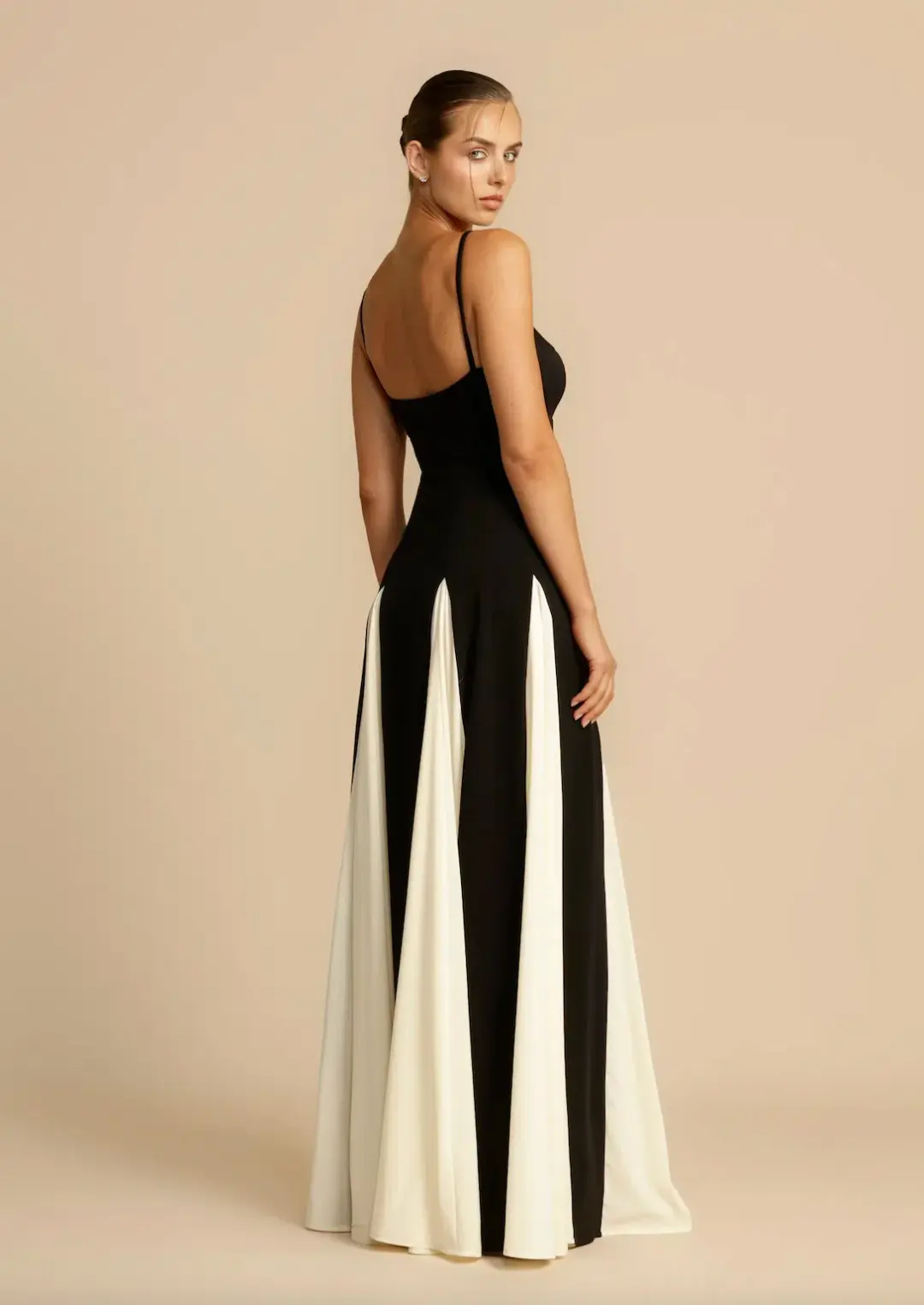 Arcina Ori Paloma Dress Black/White Size XS / AU 6 for rent on The Volte - main image