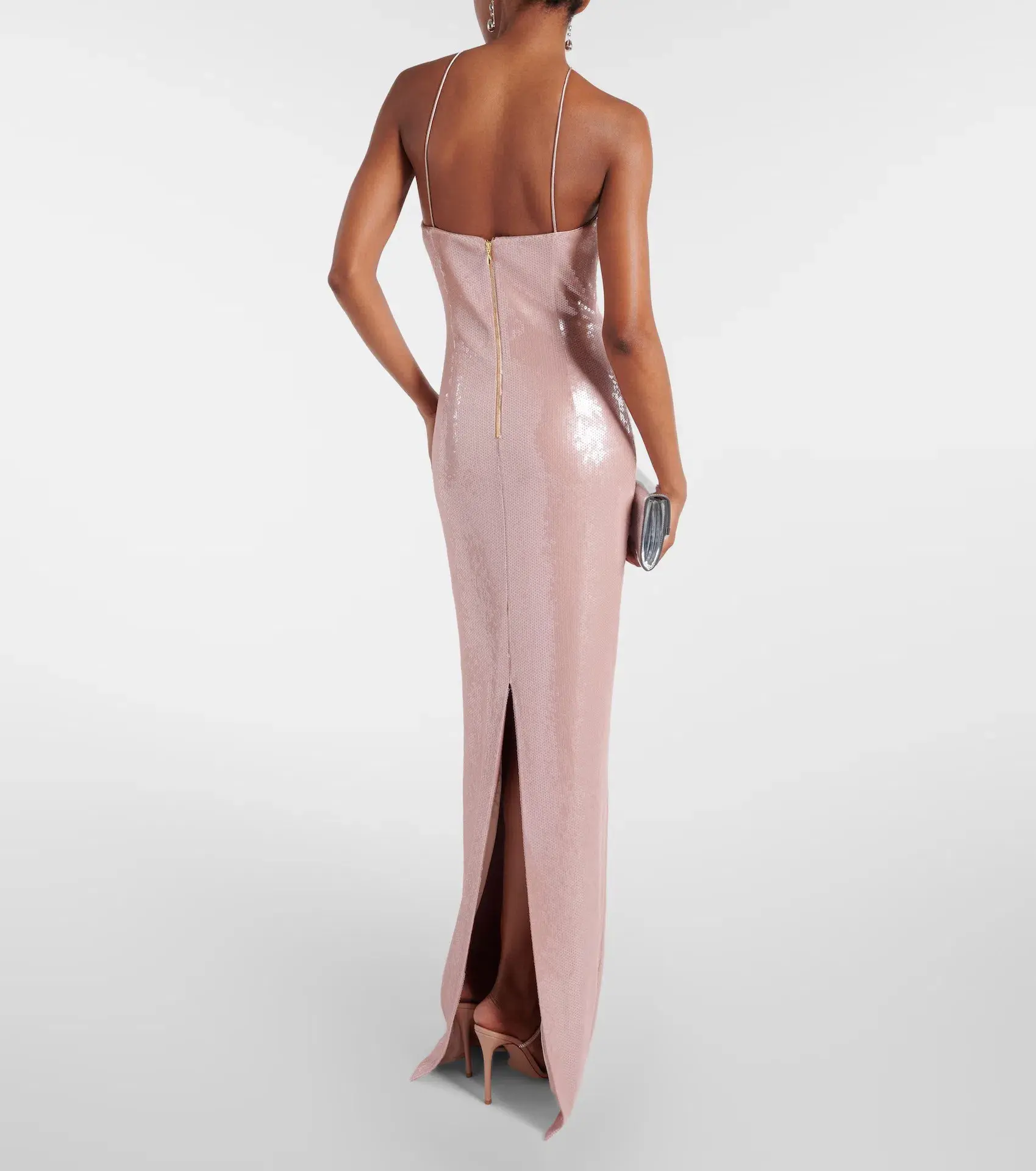 Rebecca Vallance Paige Gown Champagne Size 8  - Image 3
