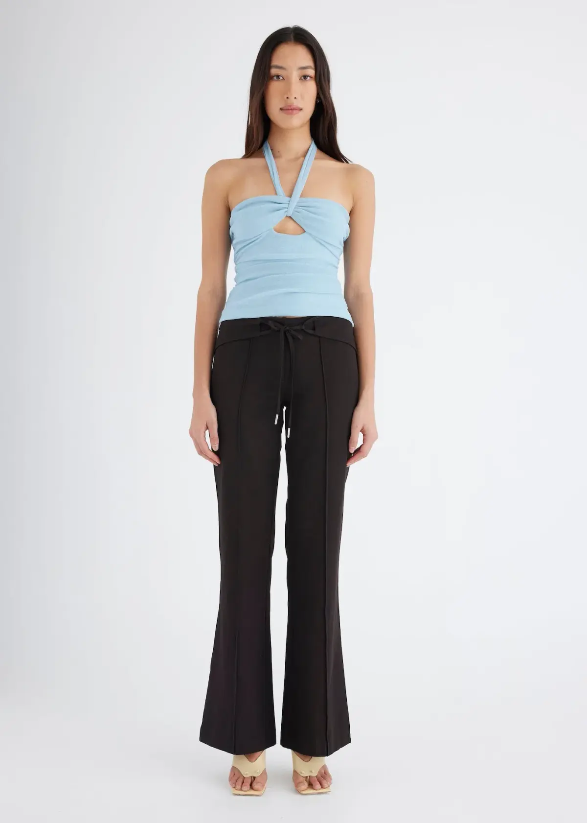 Benni Prianka Halter Top Glacier Blue Size 8 - Image 1