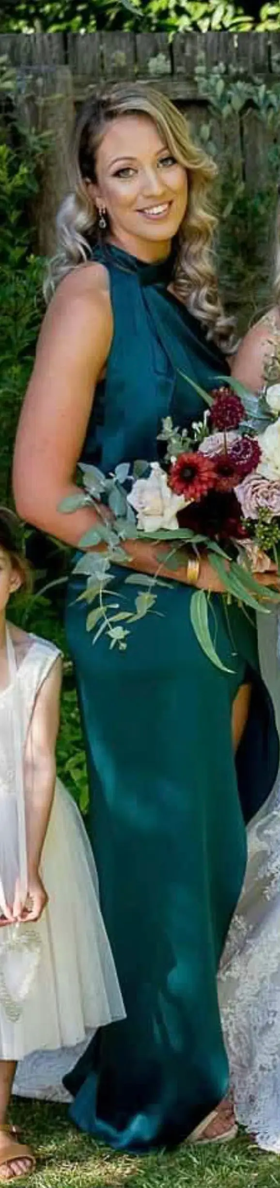 Elle Zeitoune William Gown Emerald Green 10 - Image 5