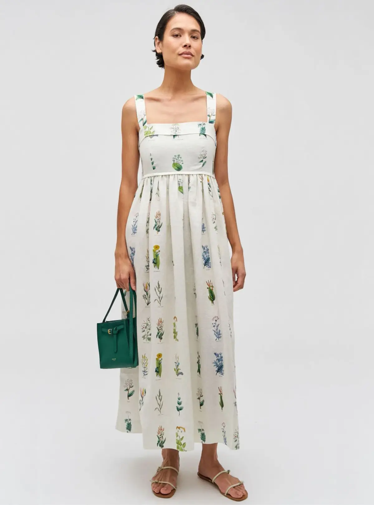 Oroton Greenhouse Floral Sundress Mist Size 10 - Image 1