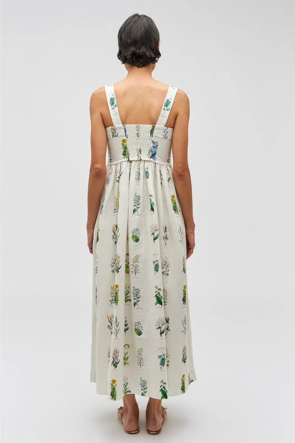 Oroton Greenhouse Floral Sundress Mist Size 10 for rent on The Volte - main image