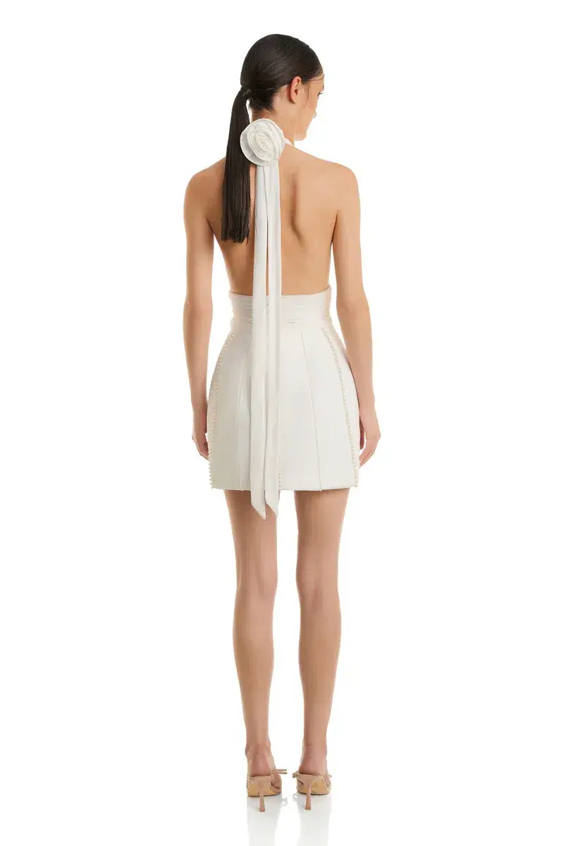 Eliya The Label Bethani Mini Dress White Size S / AU 8 - Image 3