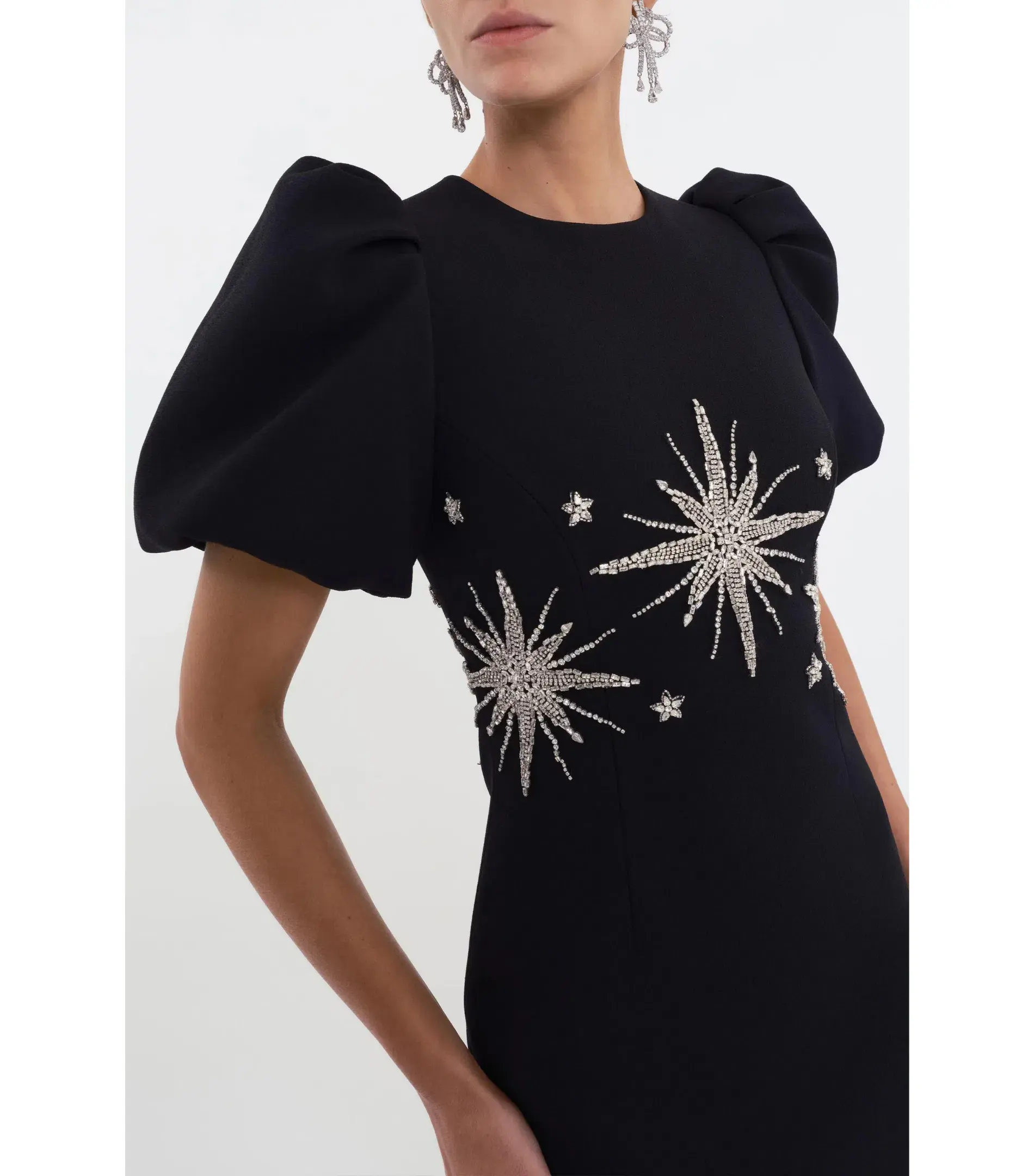 Rebecca Vallance Estella Midi Dress Black Size AU 8 - Image 2