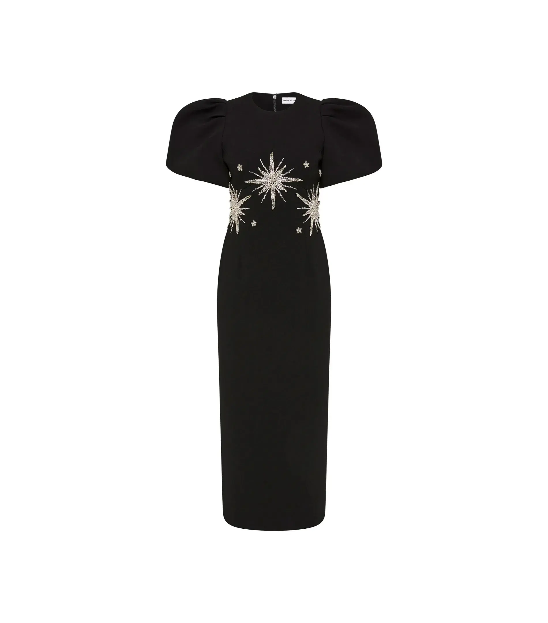 Rebecca Vallance Estella Midi Dress Black Size AU 8 - Image 5