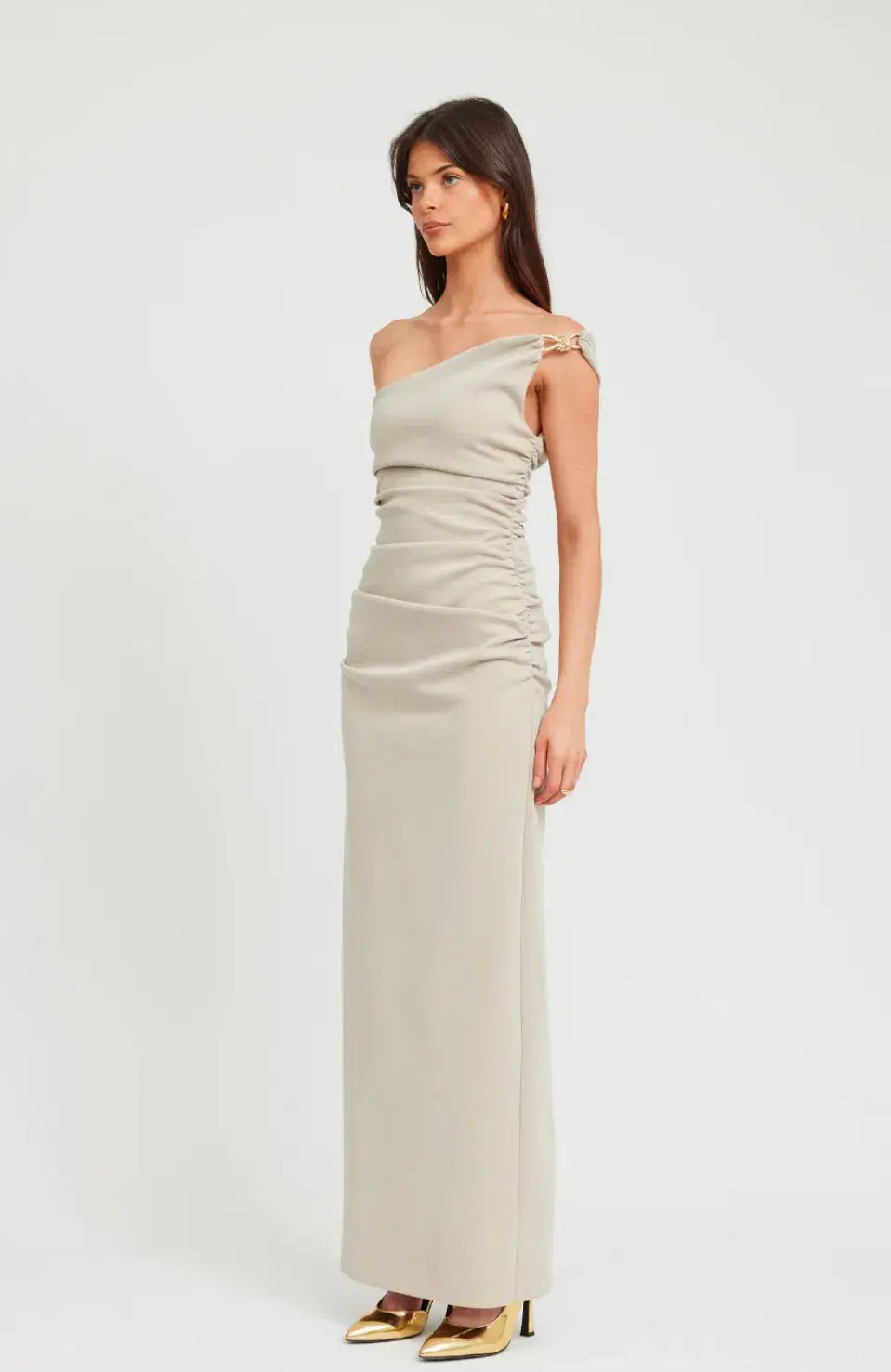 Tojha Ellery Dress in Oyster Size XS / AU 6 - Image 2