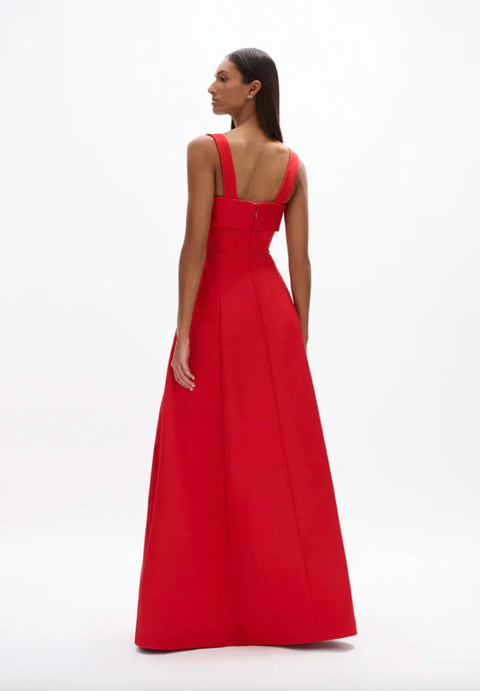 Rachel Gilbert Sera Gown Red Size AU 12  - Image 3