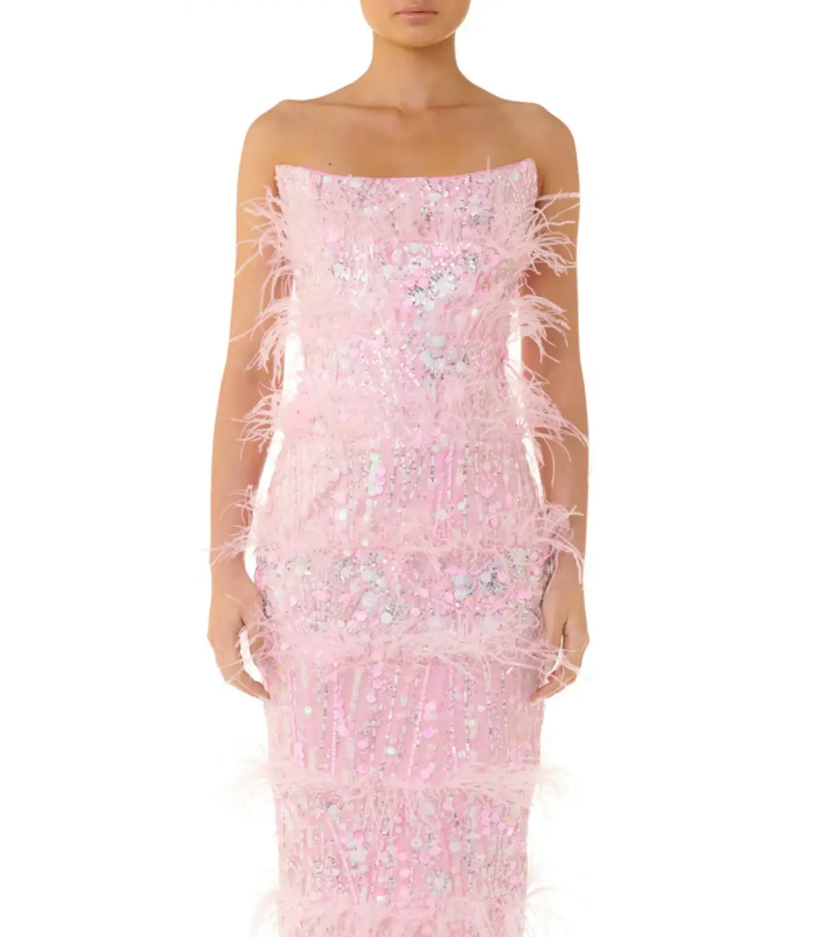 Eliya The Label Madelyn Midi Dress Pink Size XL / AU 14 - Image 2