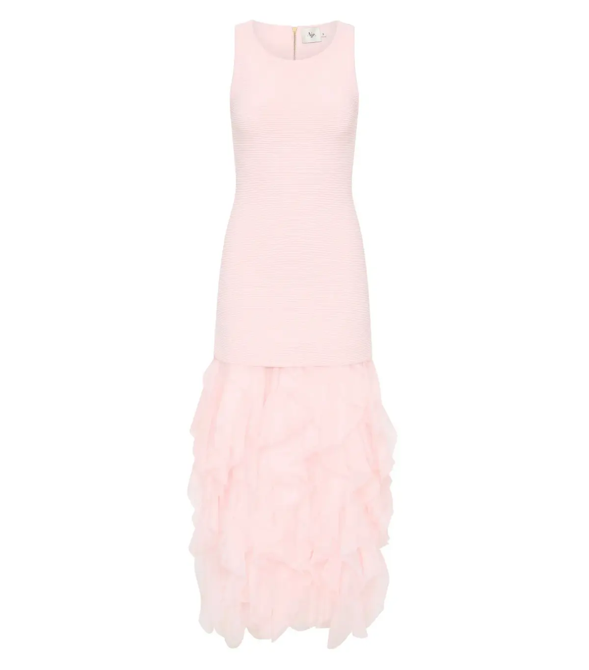 Aje Elations Knit Maxi Dress in Pastel Pink Size XS / AU 6 - Image 5