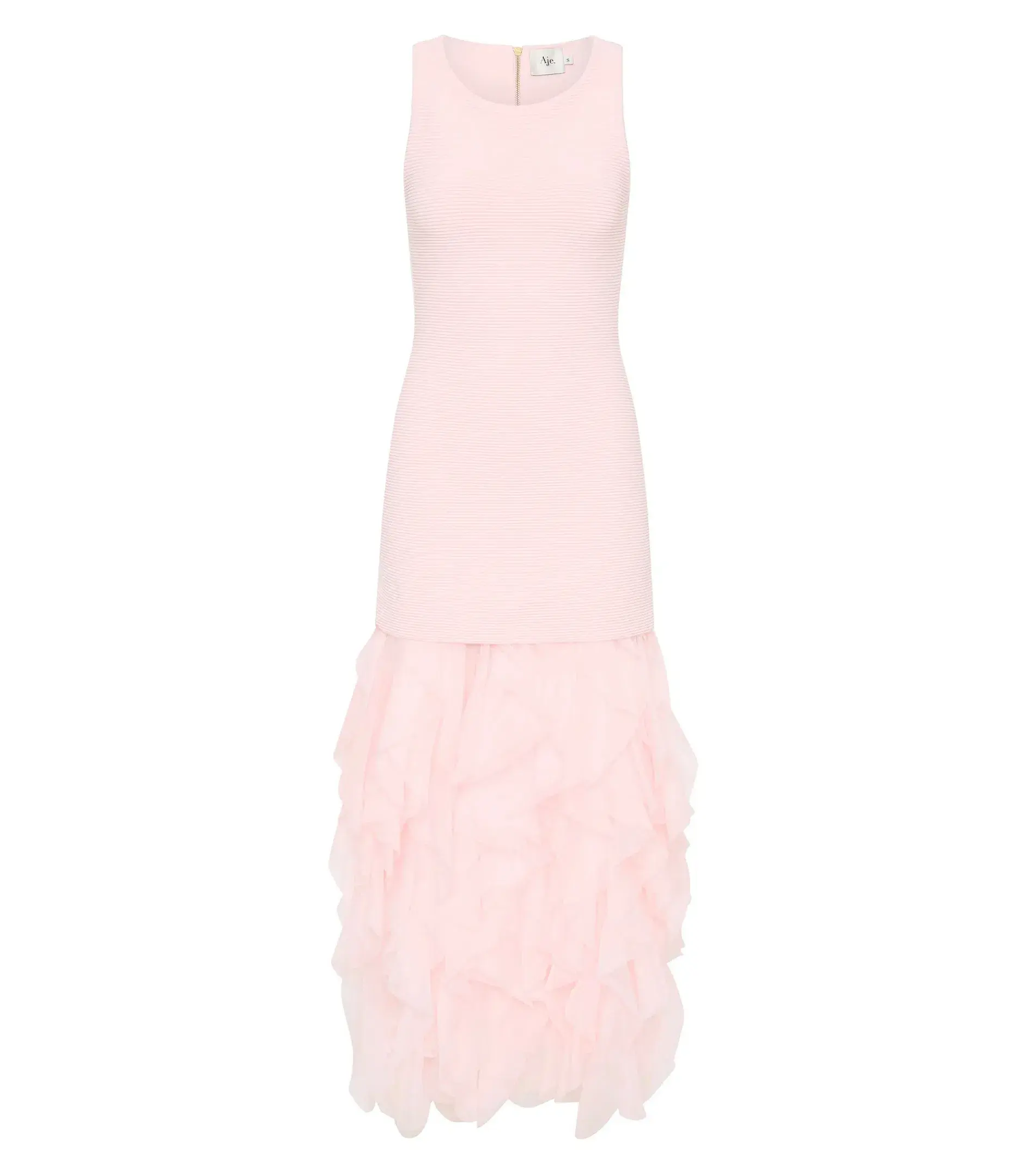 Aje Elations Knit Maxi Dress in Pastel Pink Size XS / AU 6 - Image 5