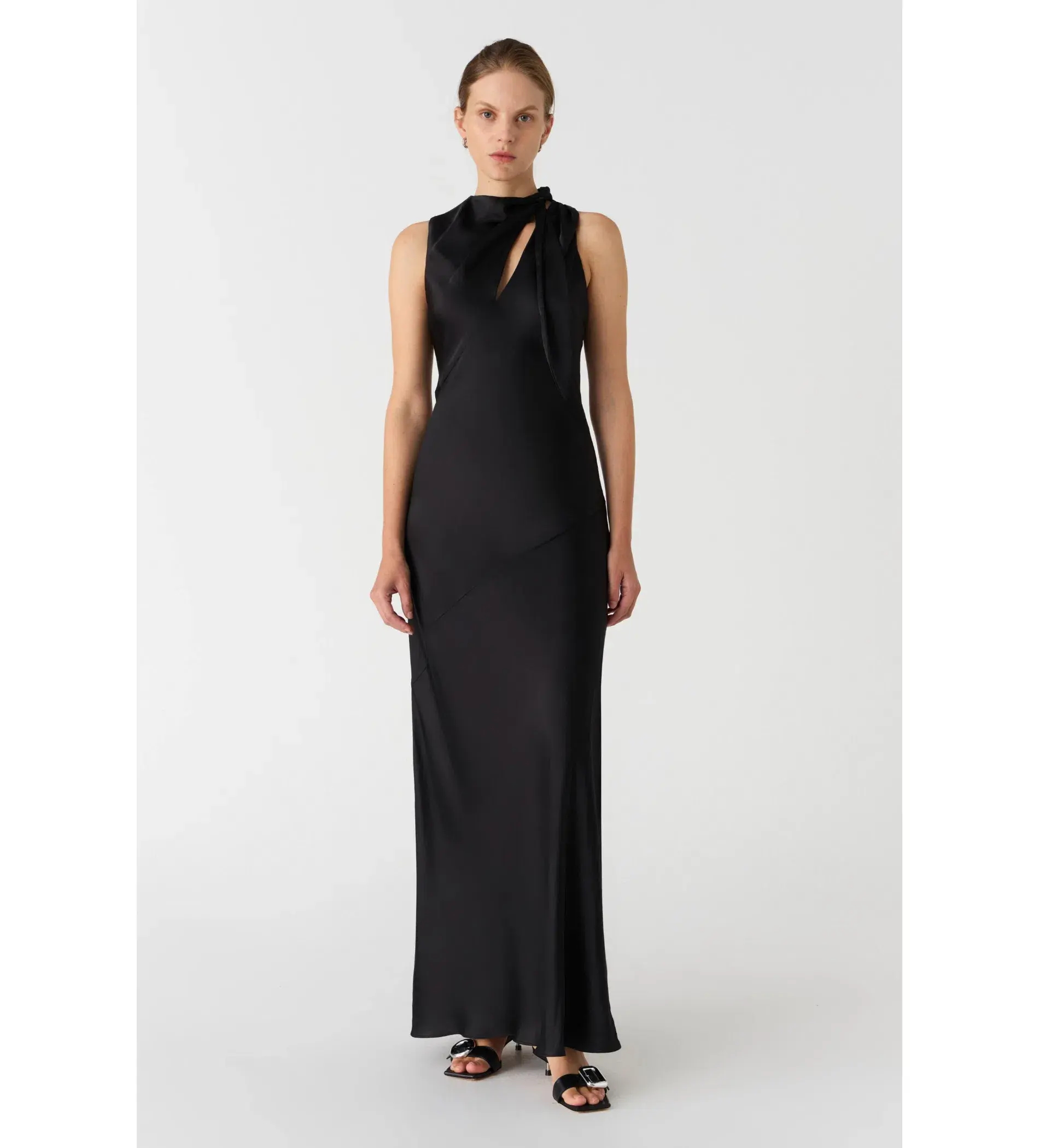 Misha Noelia Maxi Dress Black Size 10/M - Image 2