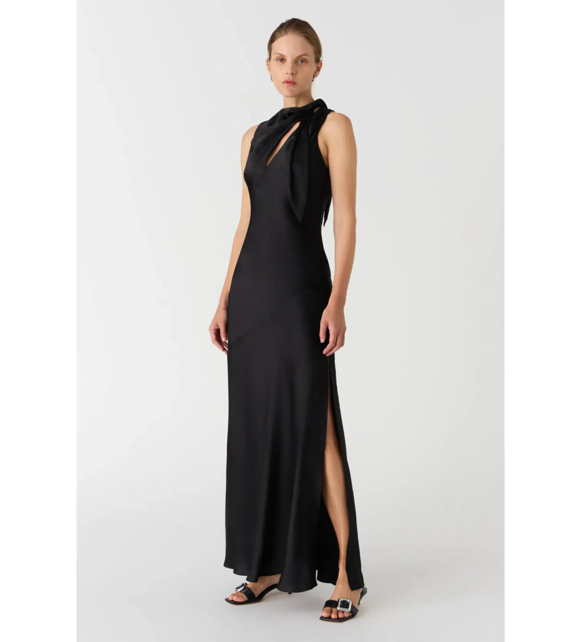 Misha Noelia Maxi Dress Black Size 10/M - Image 1